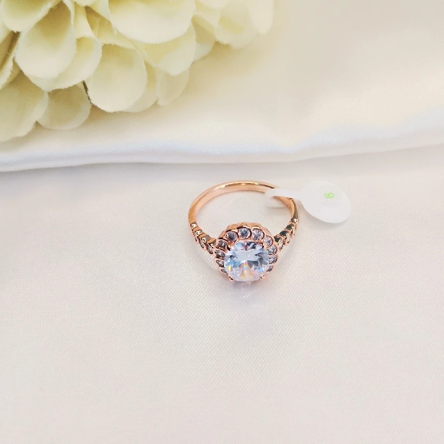 ÇELİK GOLD TAŞLI 9 NUMRA BAYAN YÜZÜK