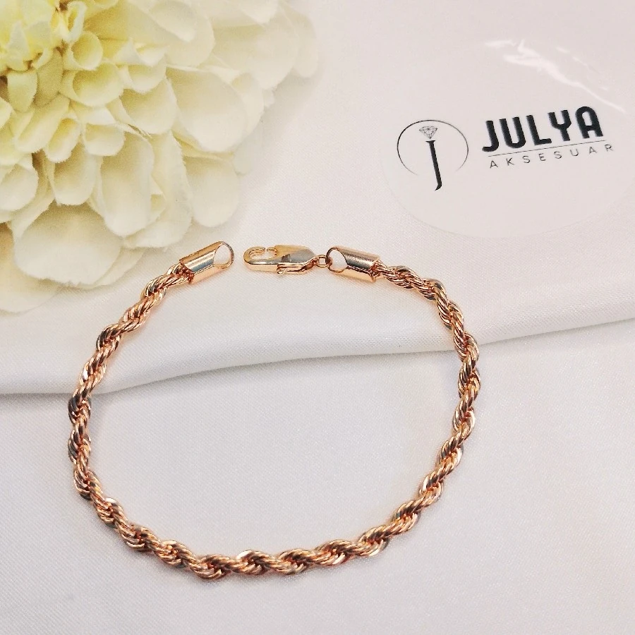 ROSE ÇELİK KARARMAZ PASLANMAZ BİLEKLİK