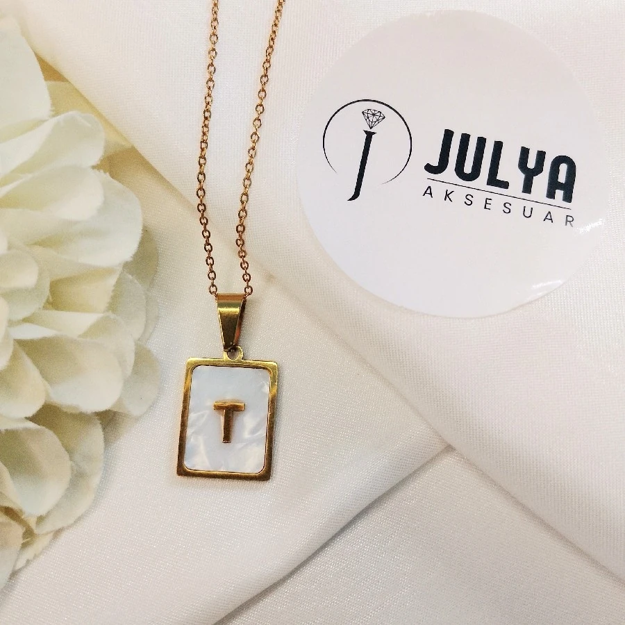 ÇELİK GOLD KARARMAZ PASLANMAZ 45+5 CM HARF KOLYE