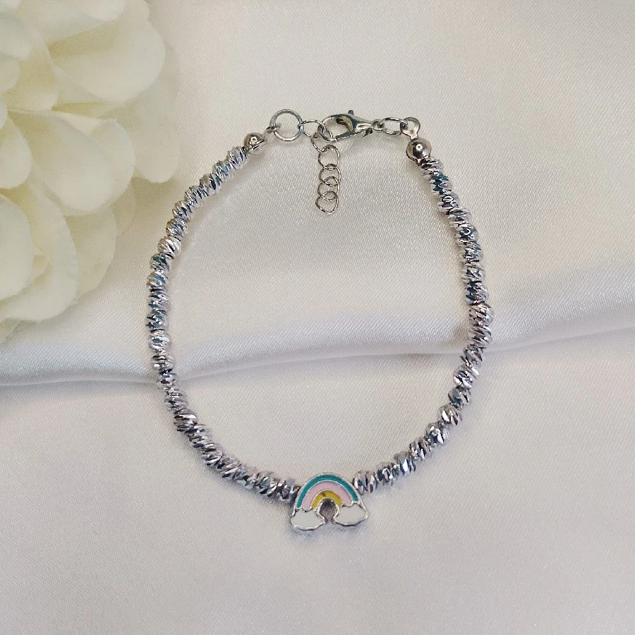 GÜMÜŞ RENGİ KAPLAMA DORİKA BİLEZİK