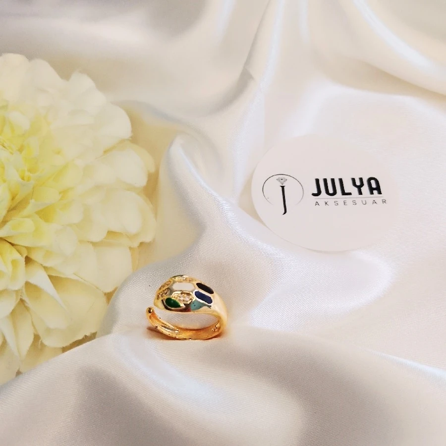 ÇELİK GOLD AYARLANABİLİR YILAN YÜZÜK