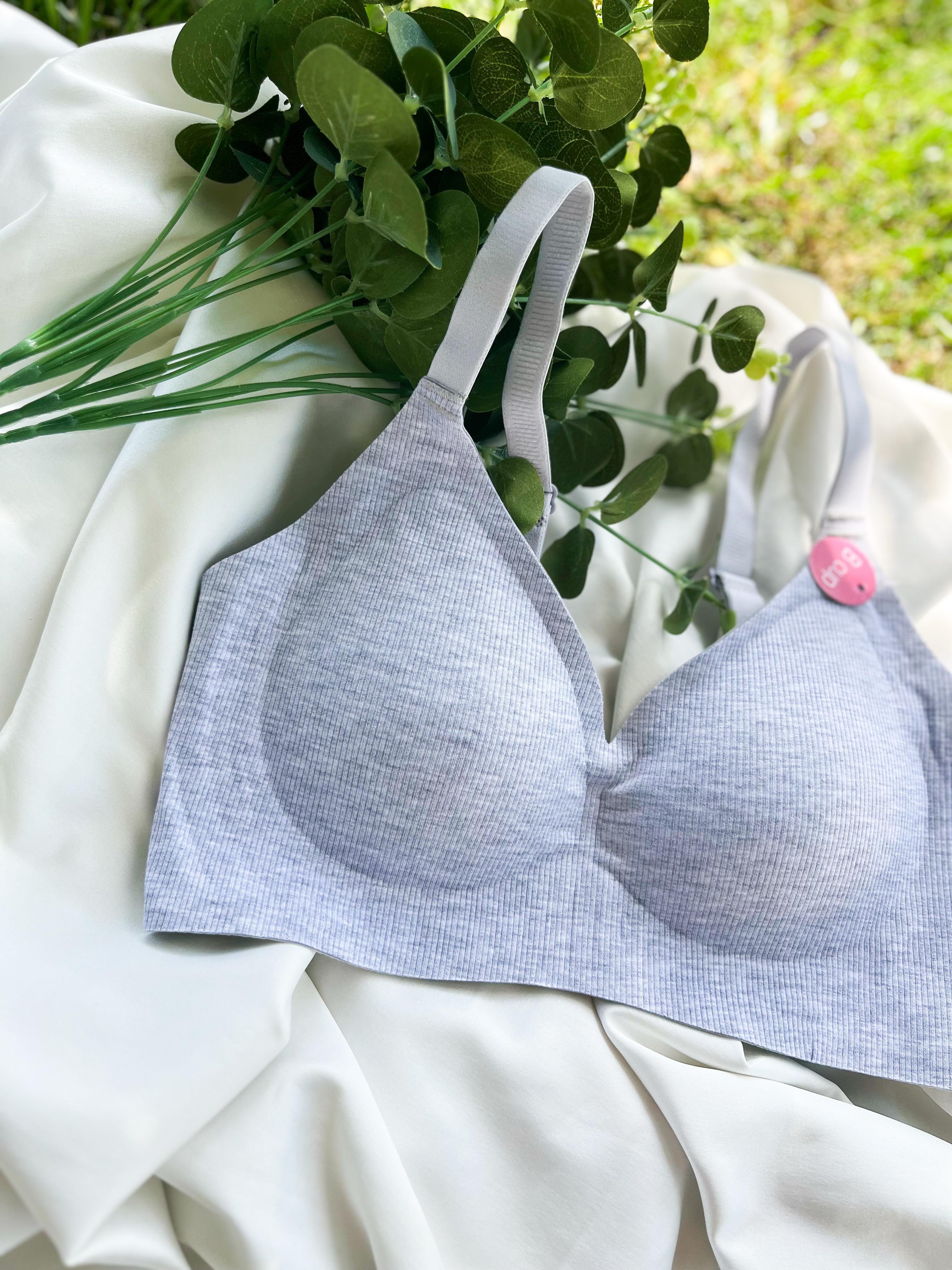 Flexfit Dikişsiz Toparlayıcı Sütyen Kumaş Balenli - Pedli - Hayalet Bralet - Gri