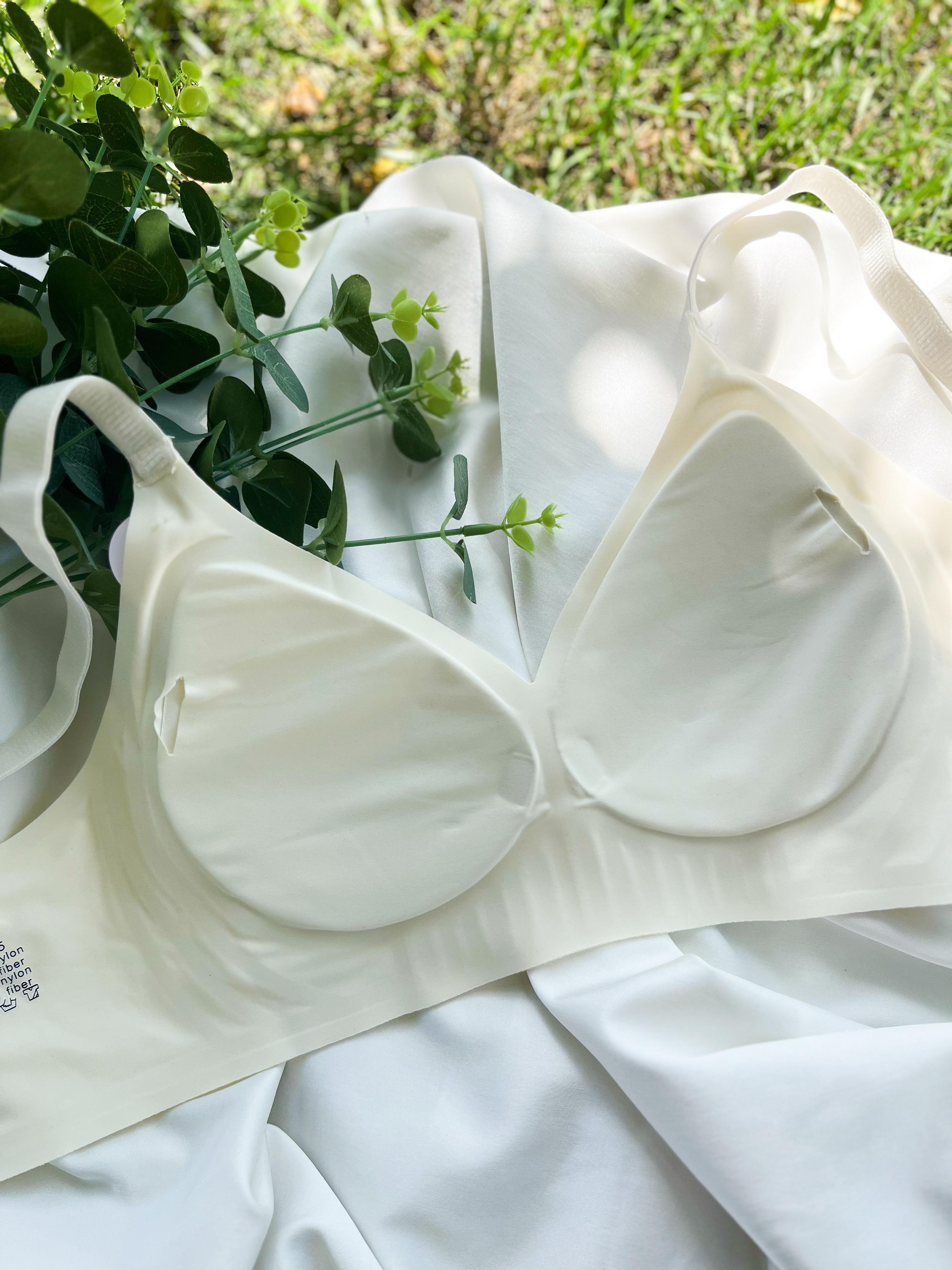 Flexfit Dikişsiz Toparlayıcı Sütyen Kumaş Balenli - Pedli - Hayalet Bralet - krem