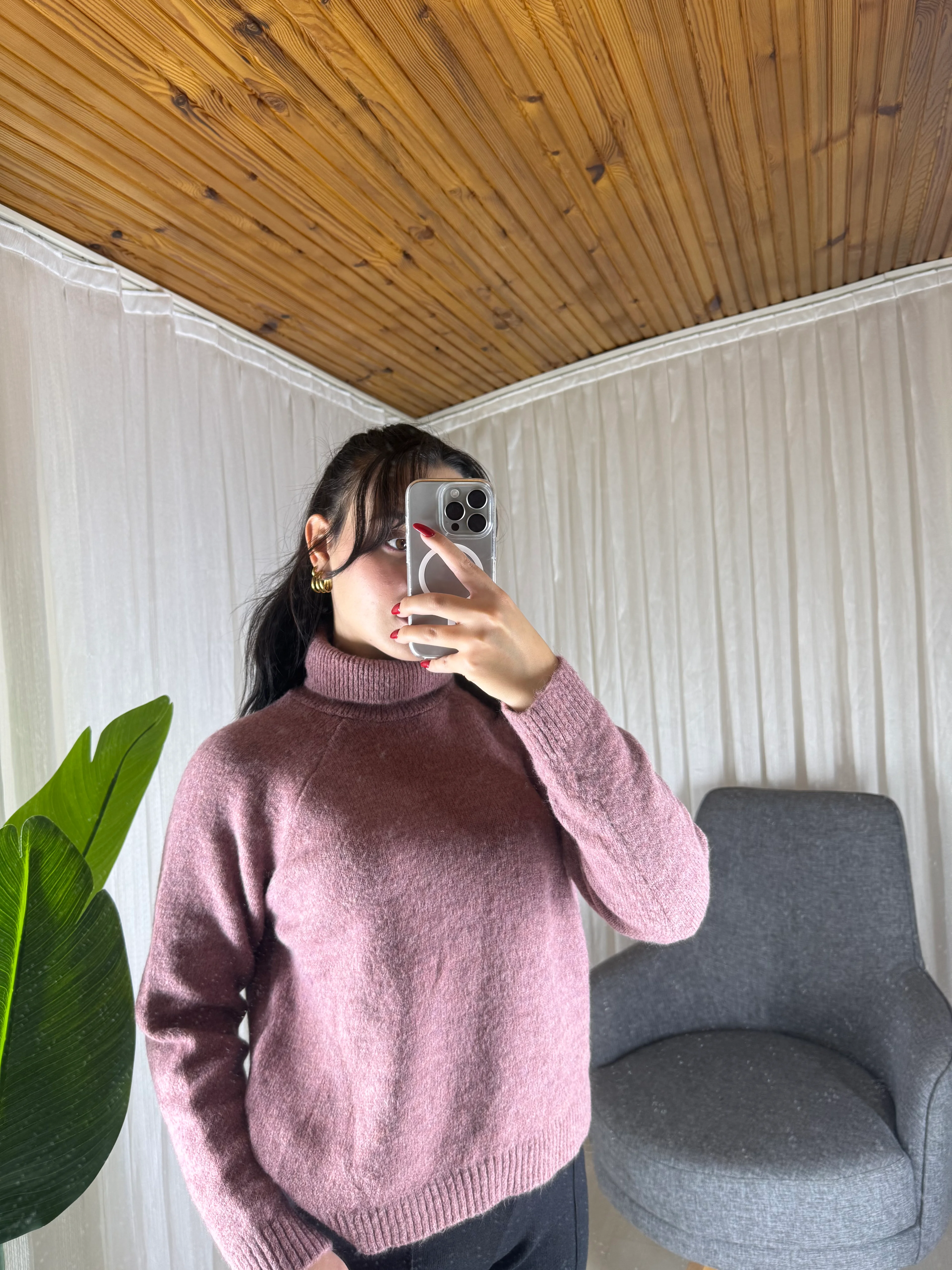 Balıkçı Yaka Yumoş Kazak