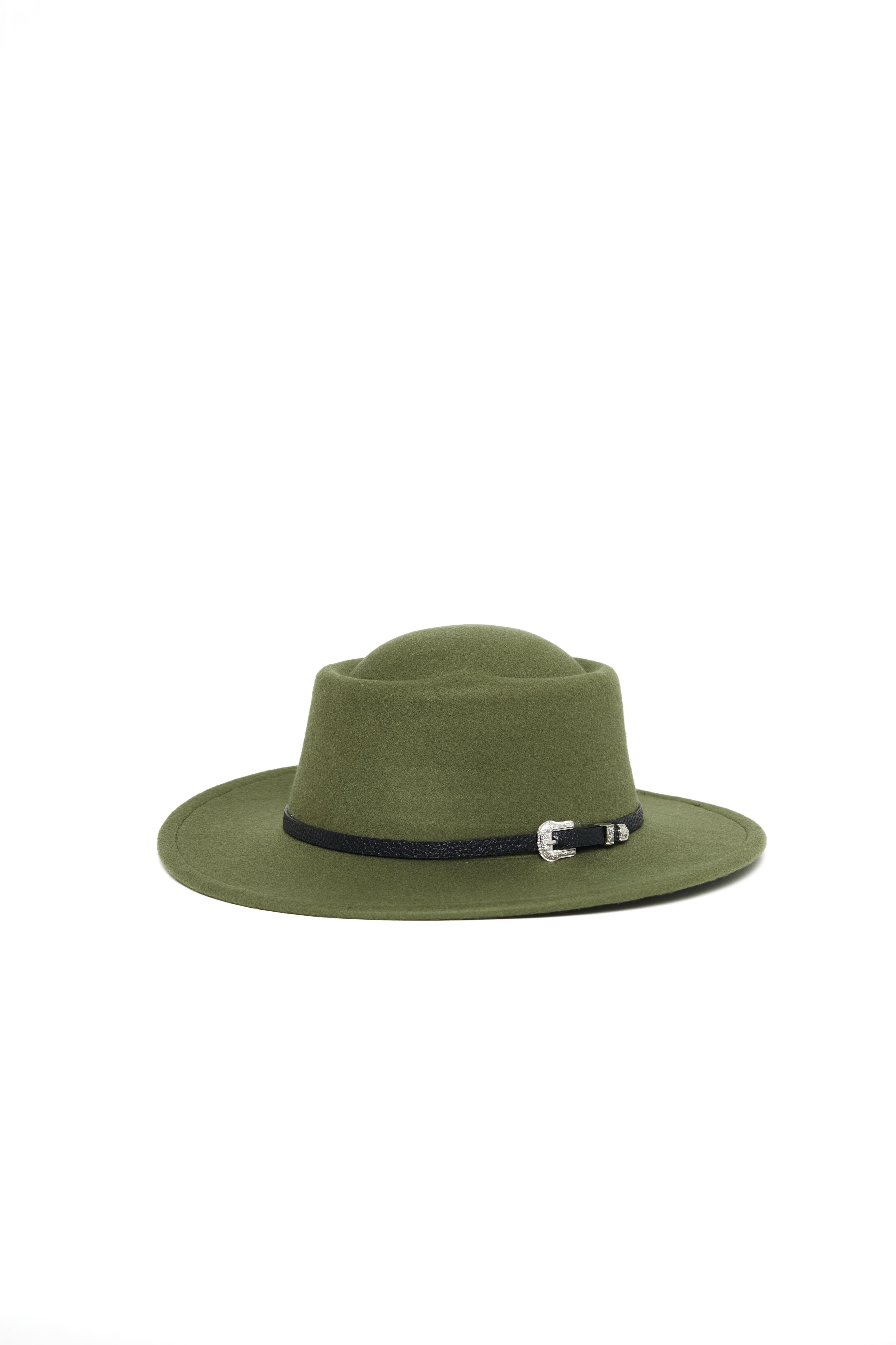 Kaşe Kaşmir - Unisex Geniş Fotör - Yeşil