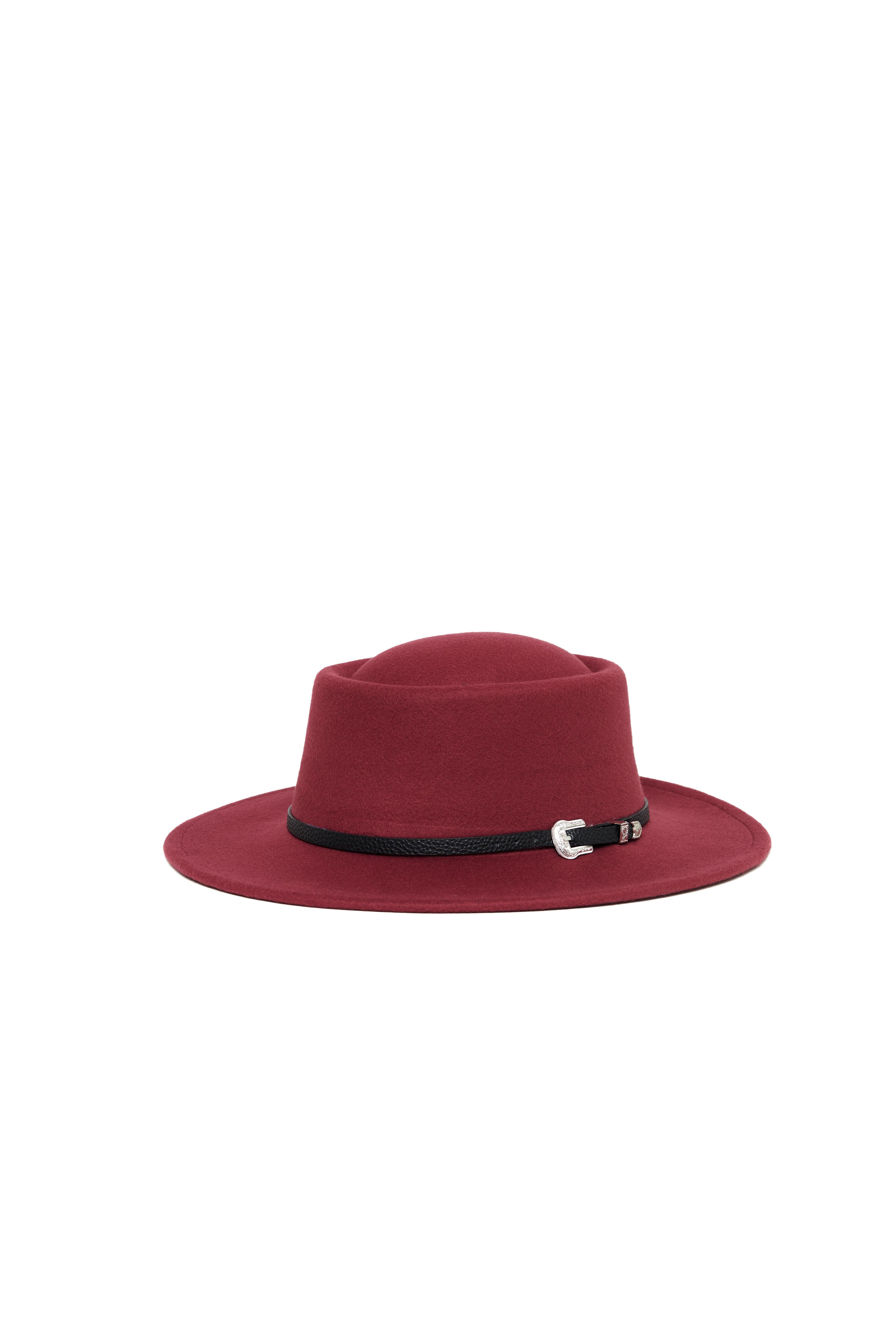 Kaşe Kaşmir - Unisex Geniş Fotör - bordo
