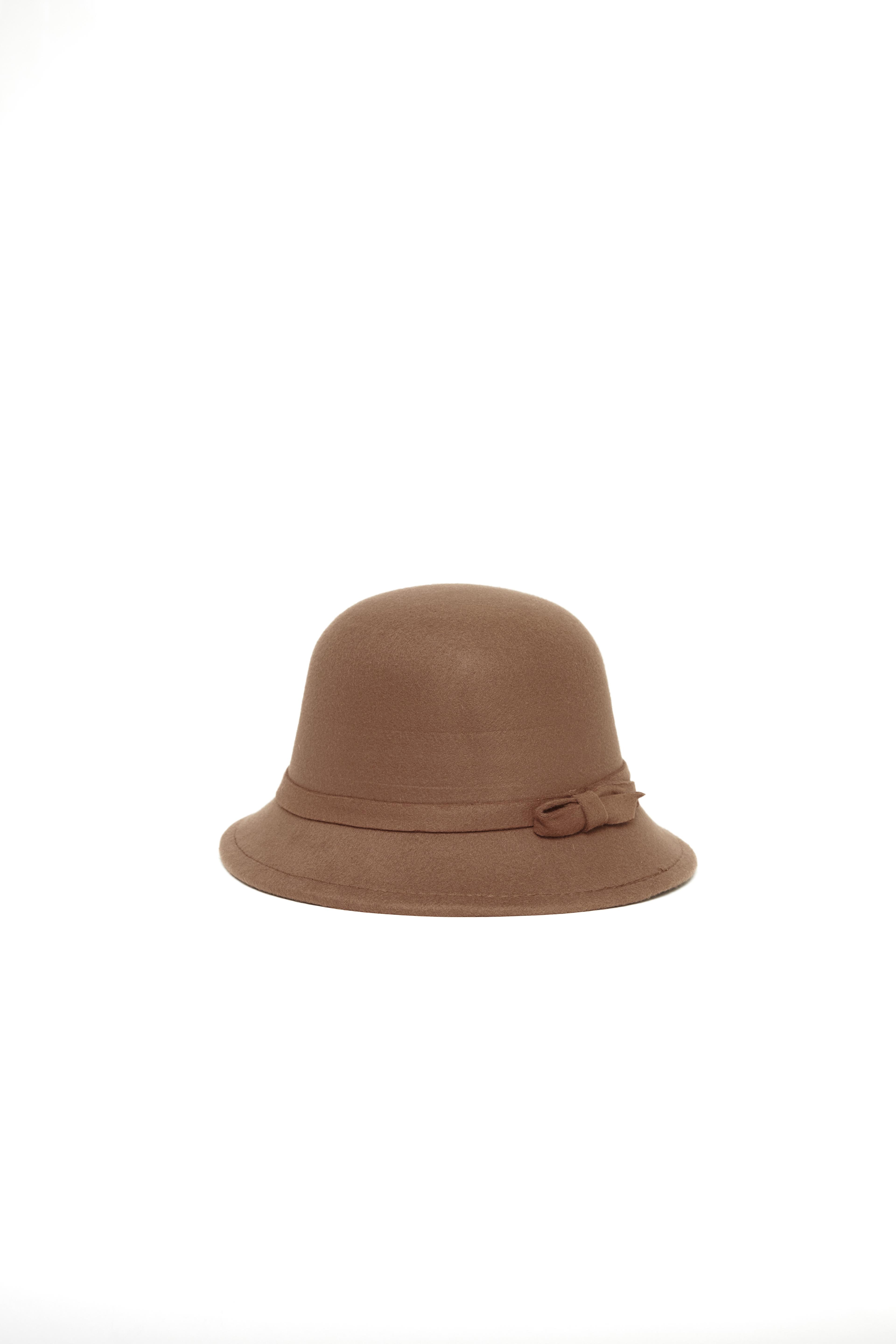 Kaşe Kaşmir - Bayan Bucket Fotör - Taba - Bej