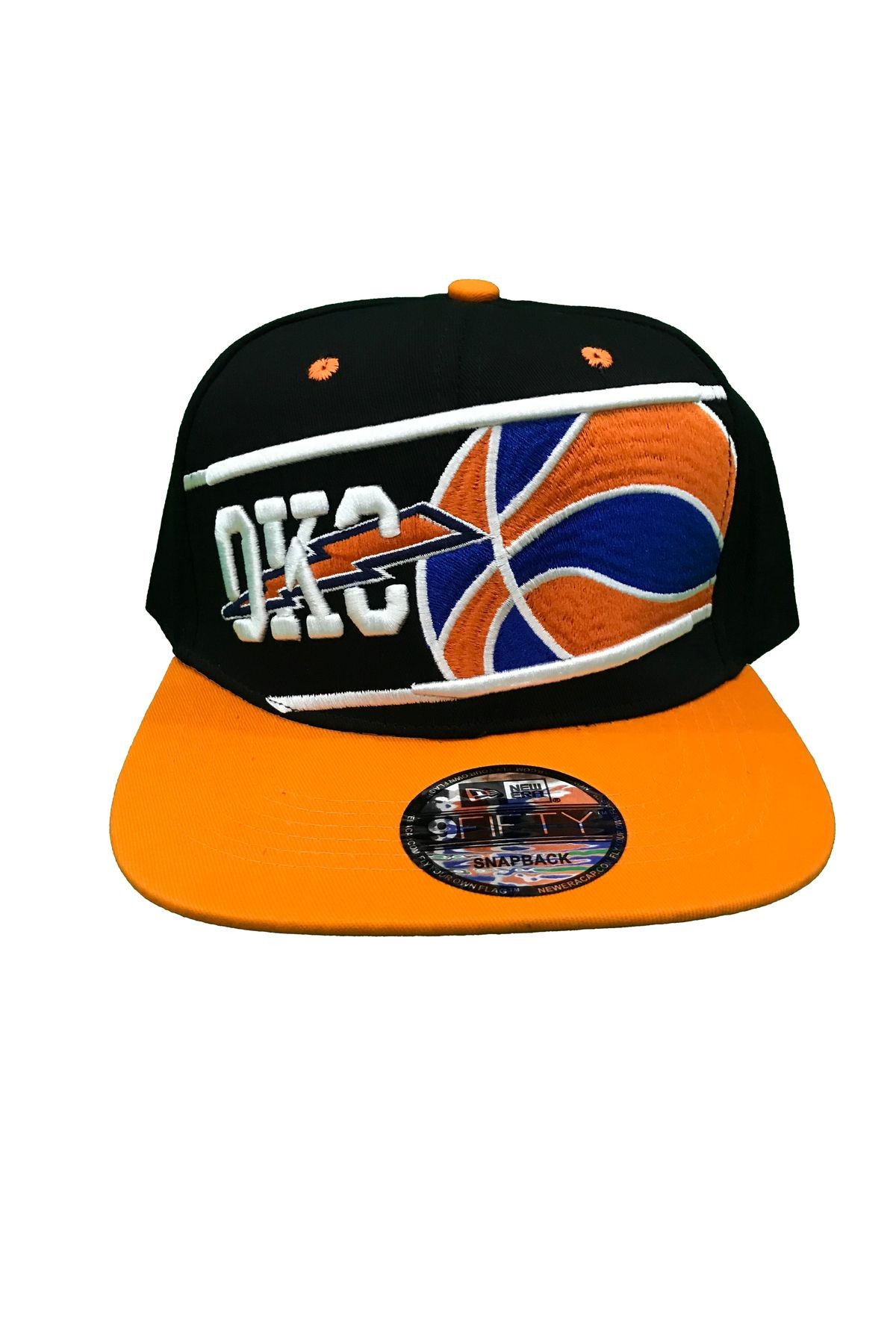 Oklahoma City Hip-Hop Şapka (Özel Kolleksiyon) - si̇yah - turuncu