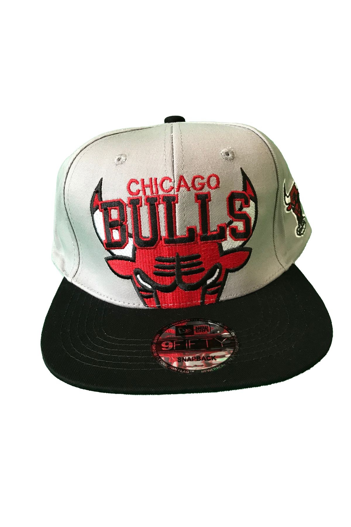Chicago Bulls Hip-Hop Şapka (Özel Kolleksiyon) - gri