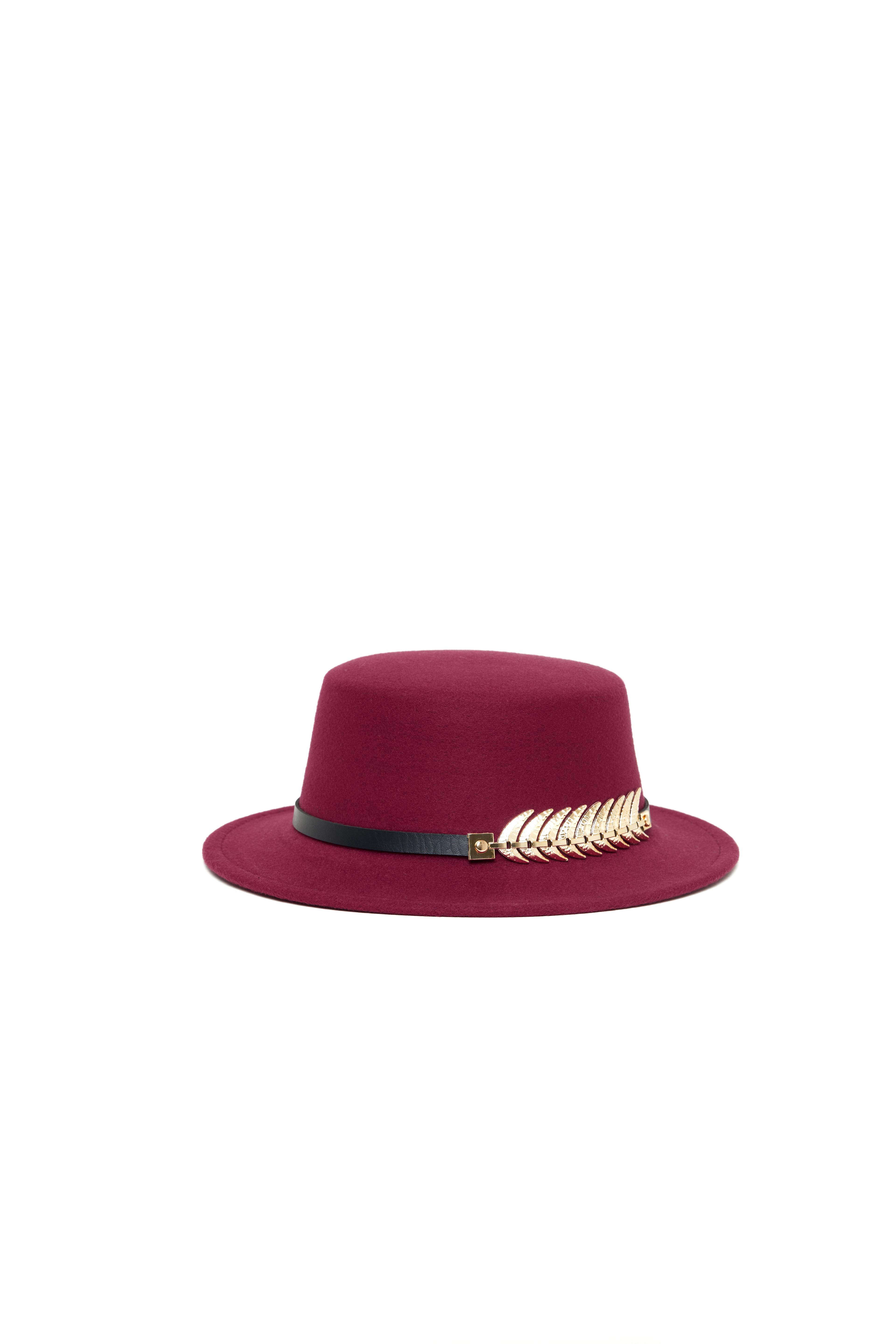 Bayan Kaşe Kaşmir - Basic Fotör - bordo