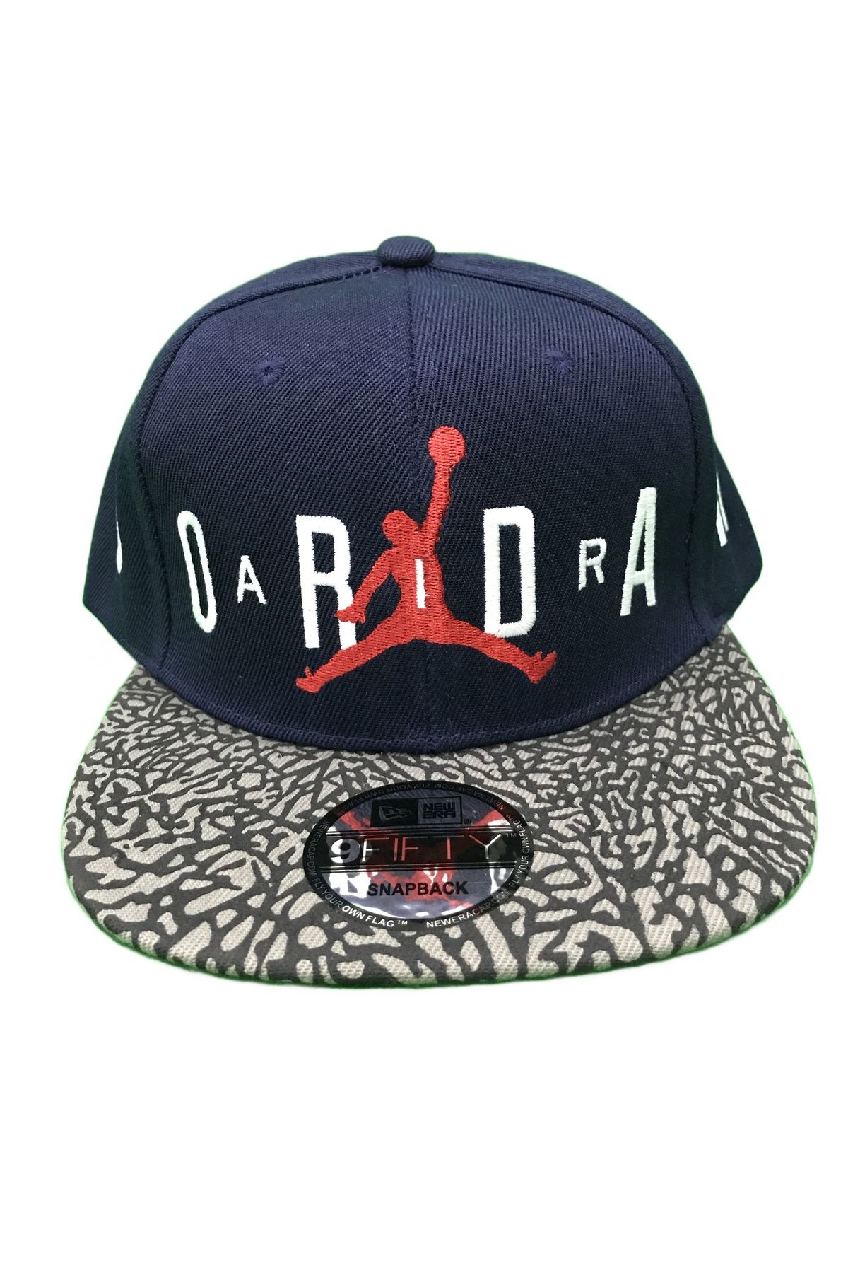Jordan Hip-Hop Şapka (Özel Kolleksiyon) - Lacivert - Gri