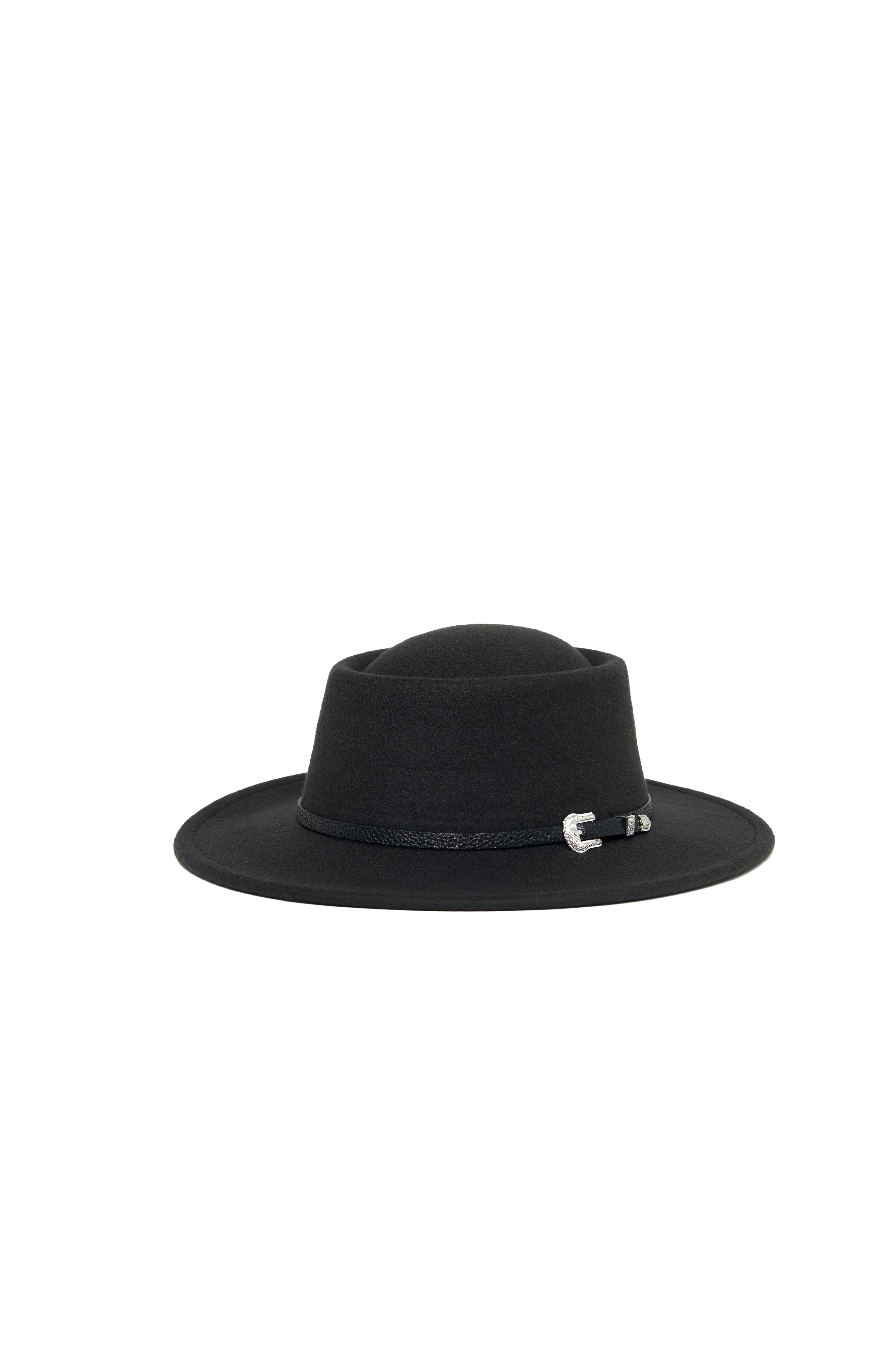Kaşe Kaşmir - Unisex Geniş Fotör - Siyah