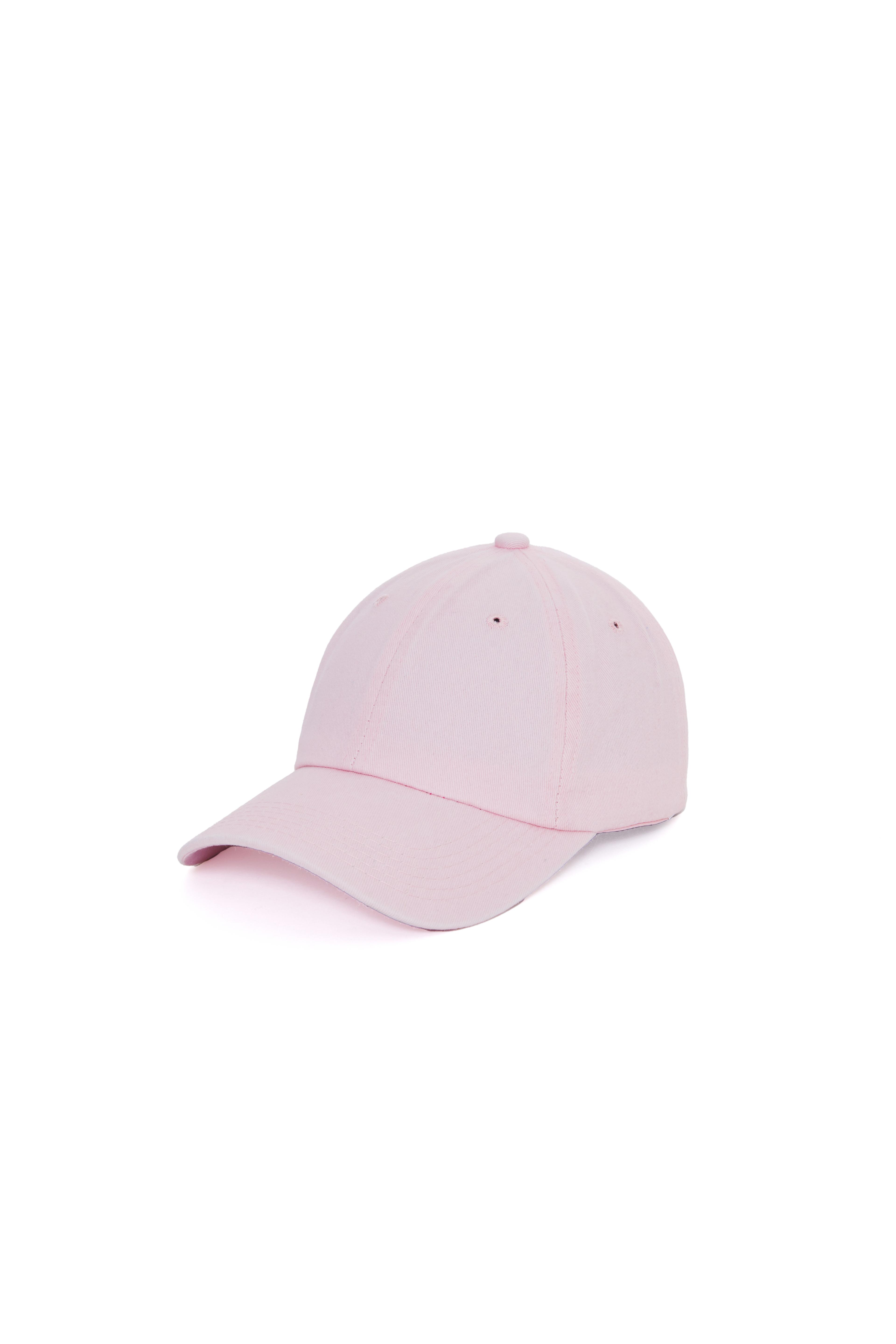 Sade Yıkamalı Şapka - Açık Pembe