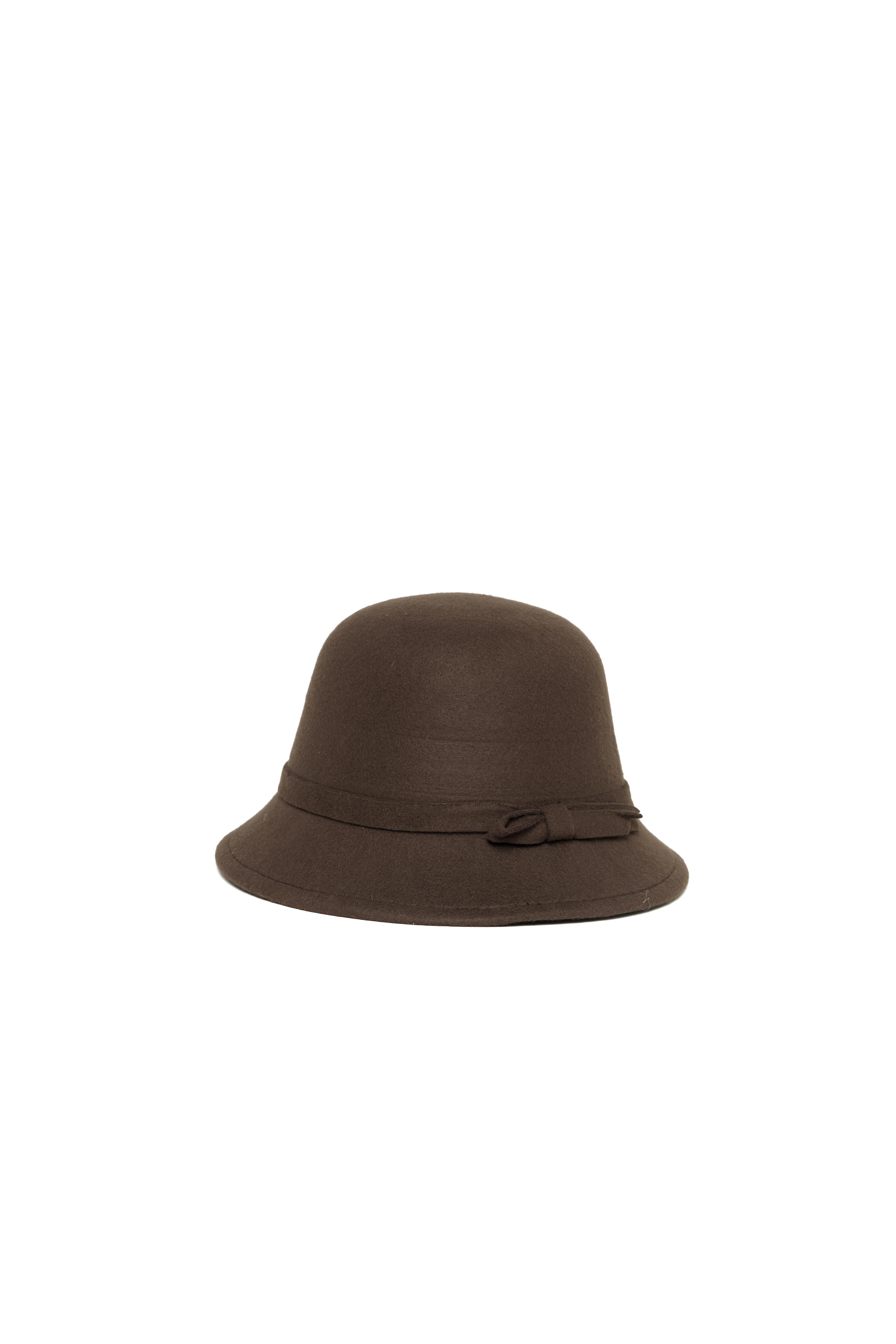 Kaşe Kaşmir - Bayan Bucket Fotör - Kahverengi
