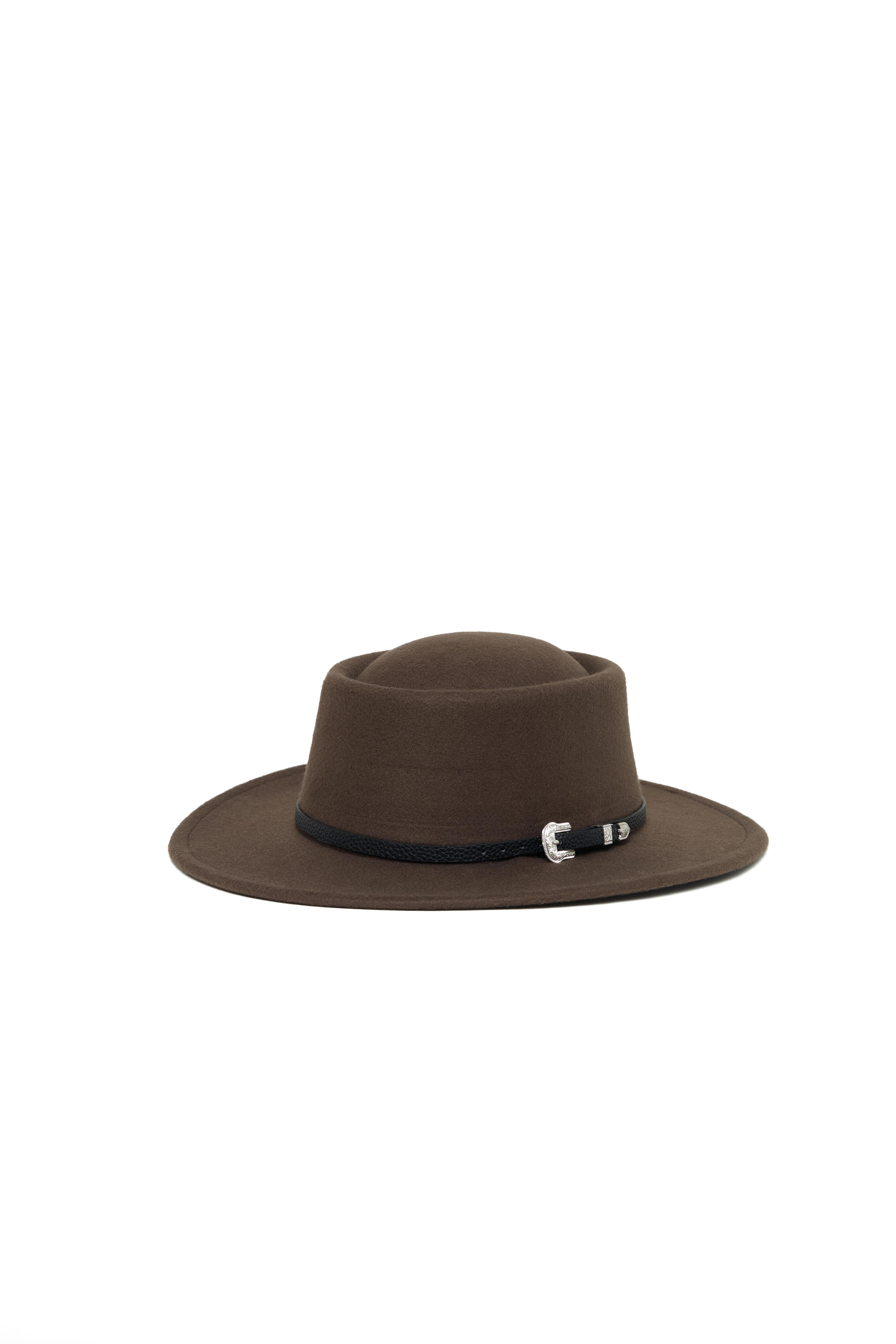 Kaşe Kaşmir - Unisex Geniş Fotör - Kahverengi