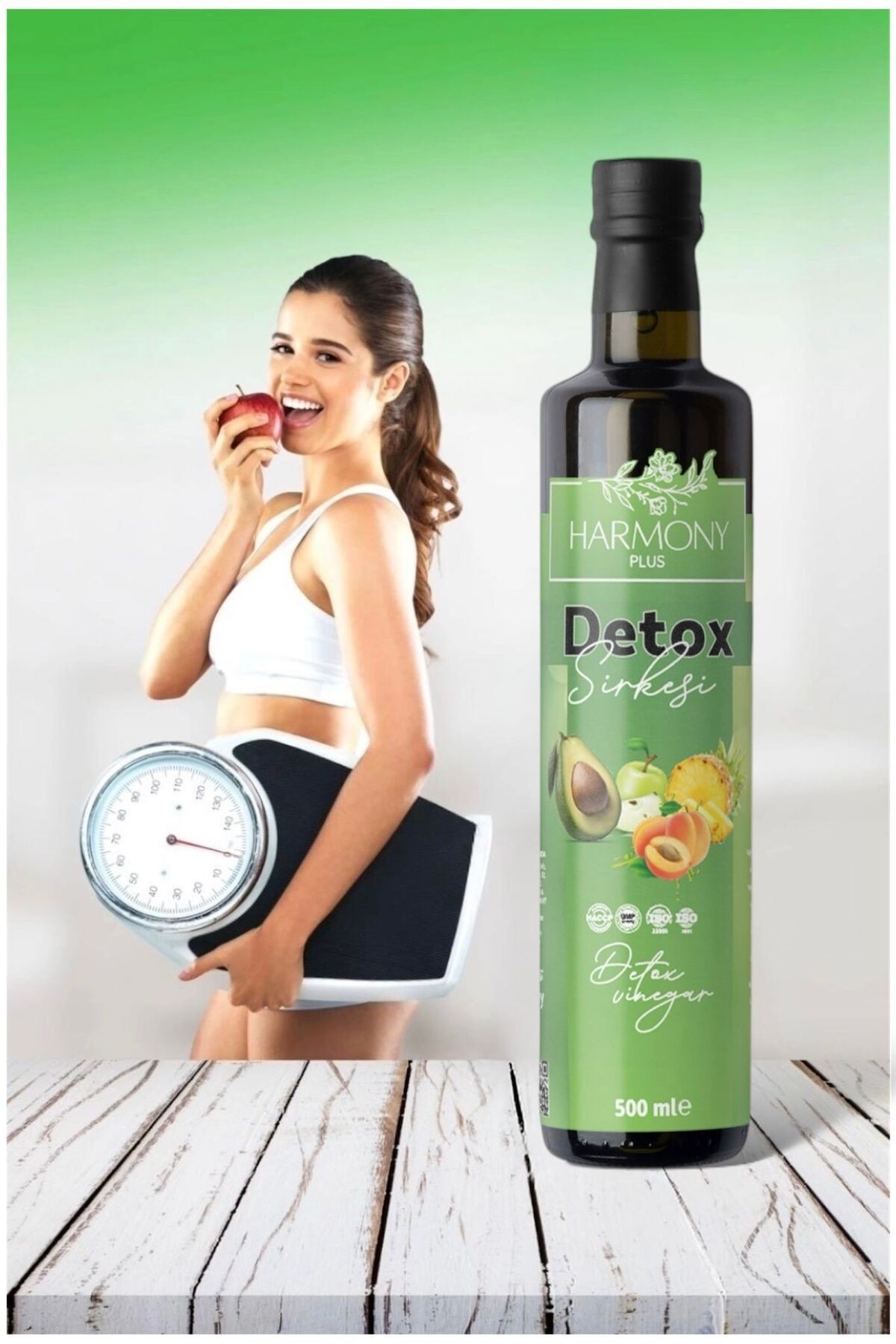 Ananas Sirkesi Doğal Fermantasyon Ananaslı Detoks Sirke 500 ml
