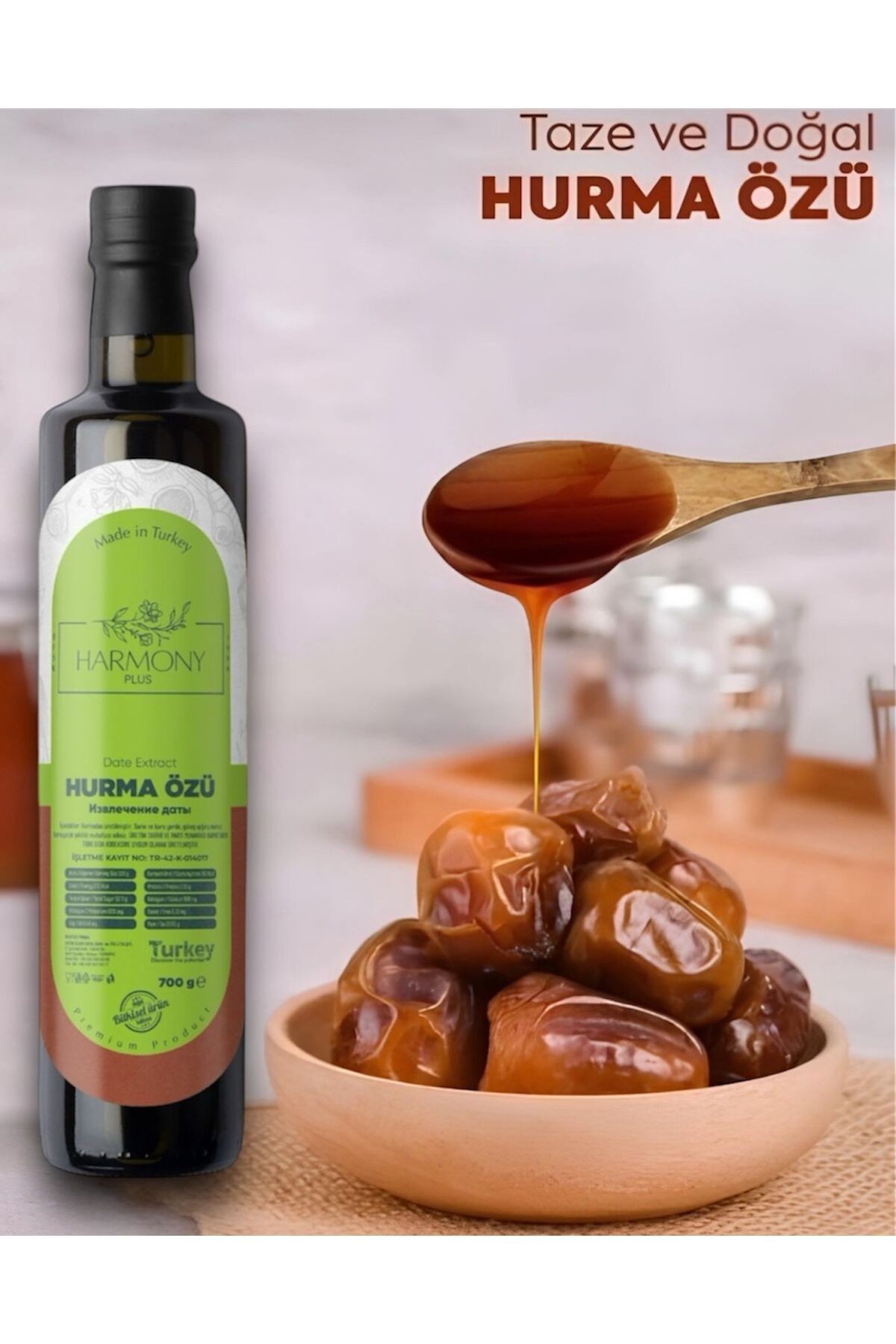 Hurma Özü 700 Gr (Soğuk Sıkım)