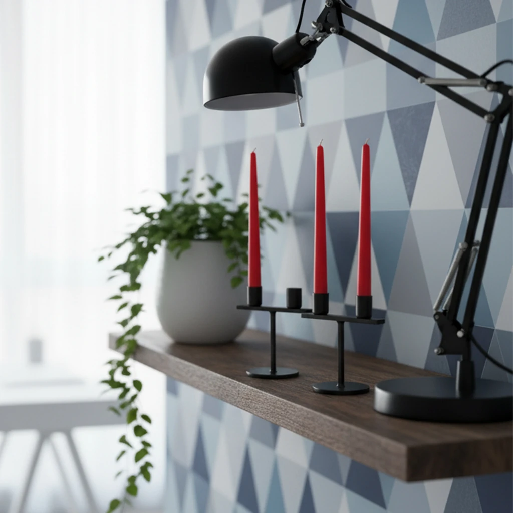 10 ADET KIRMIZI ŞAMDAN MUMU