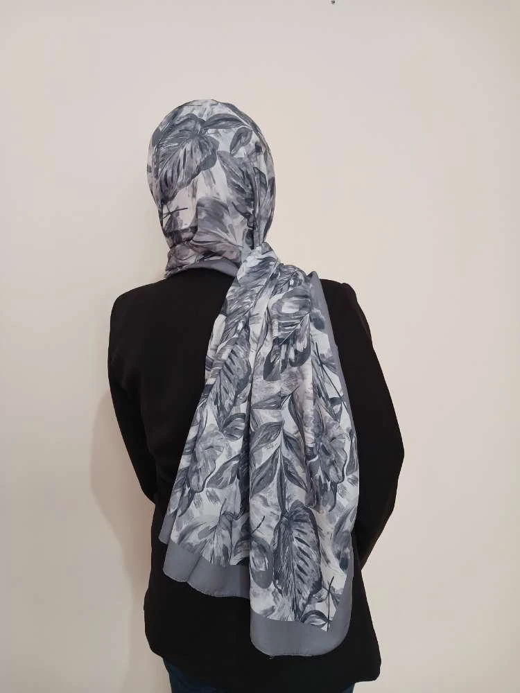 Gazal Serisi Gri Şal