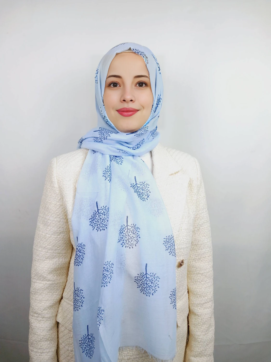 Gazal Series Mavi Şal