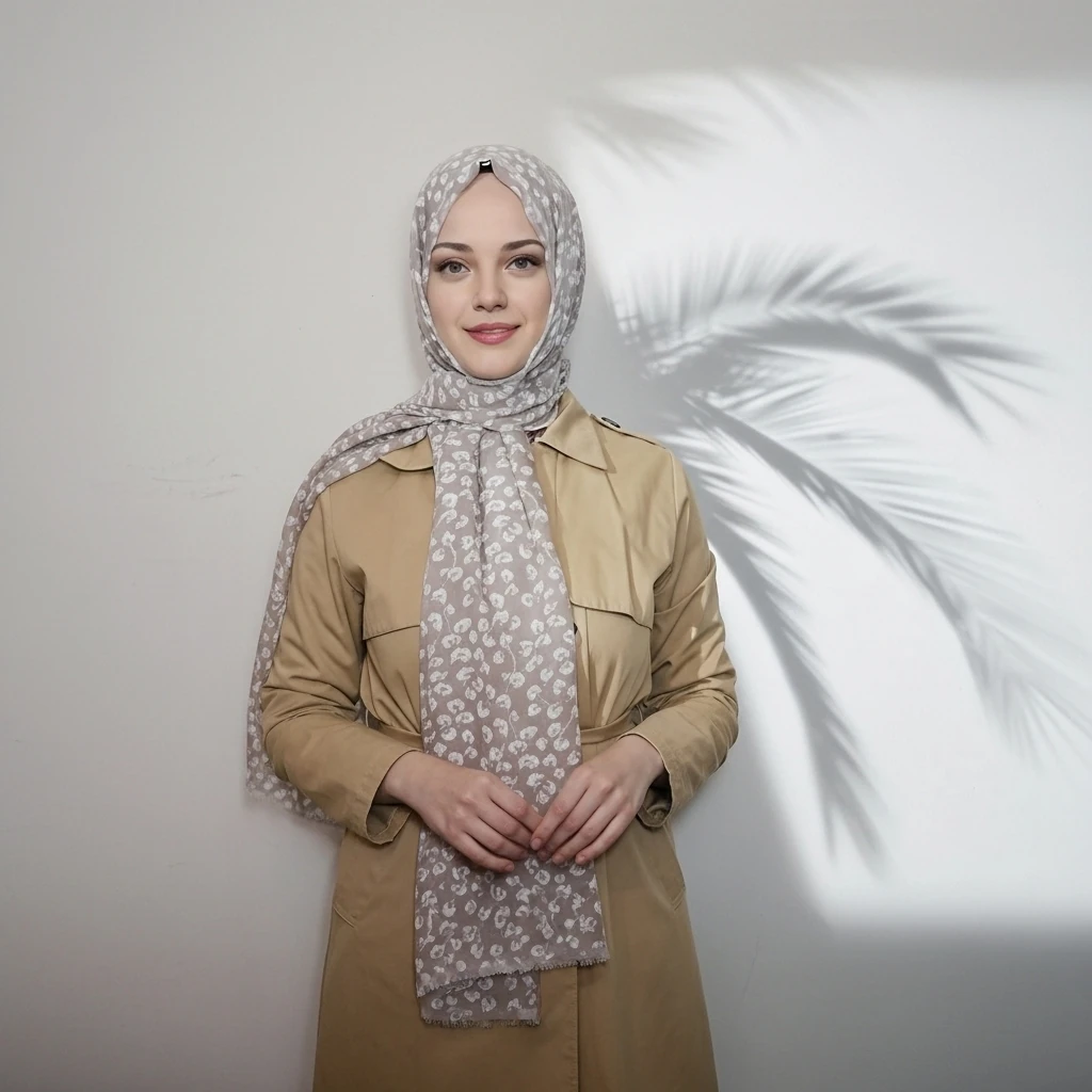 Cicekli Sutkahve  Şal