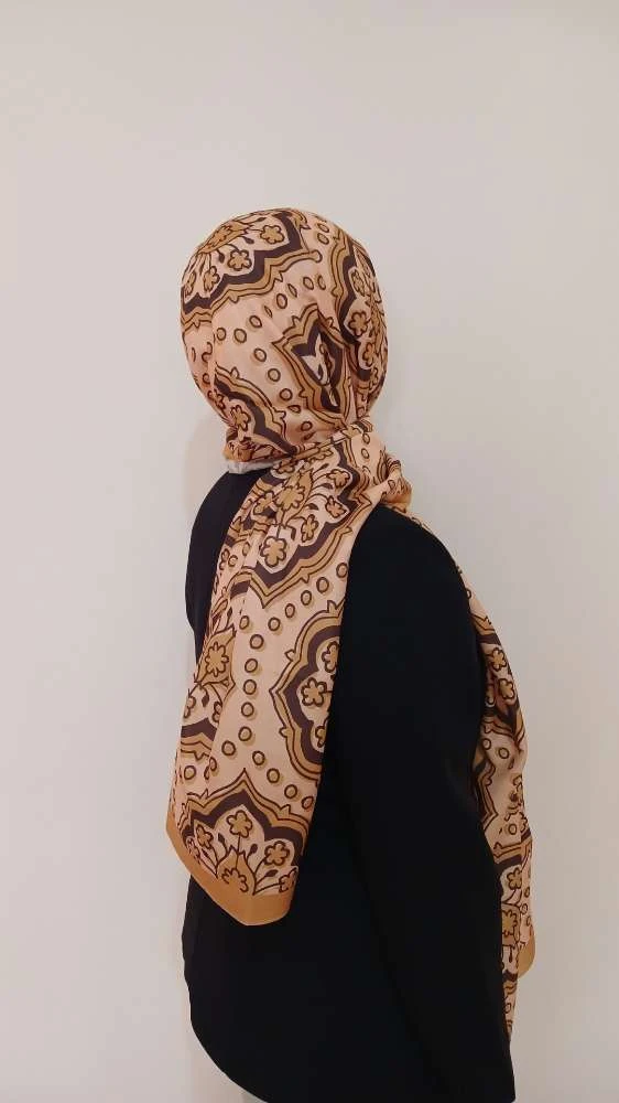 Hemini Serisi Sarikahve Şal