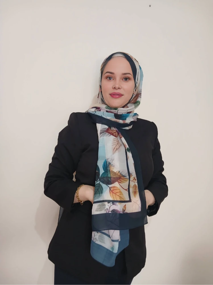 Nevbahar Lacivert Şal