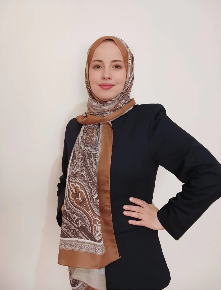 Kahverengi Etnik Şal