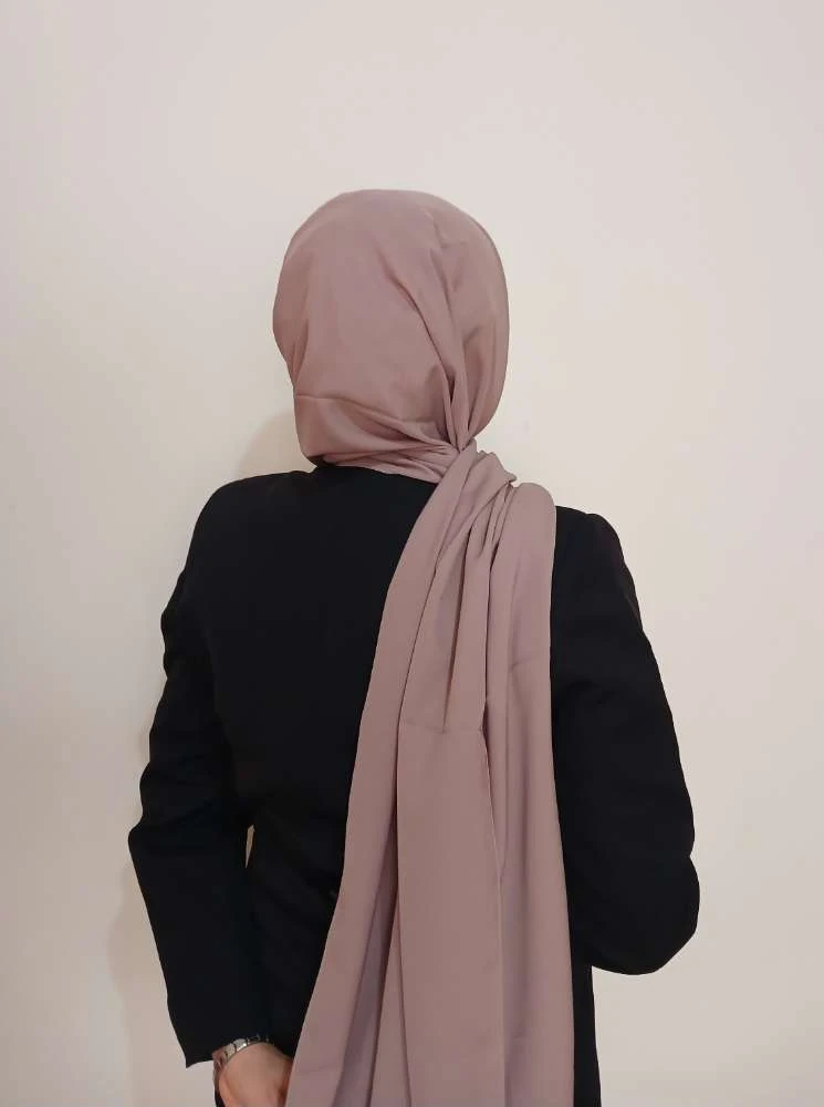 Kahverengi Şifon Şal