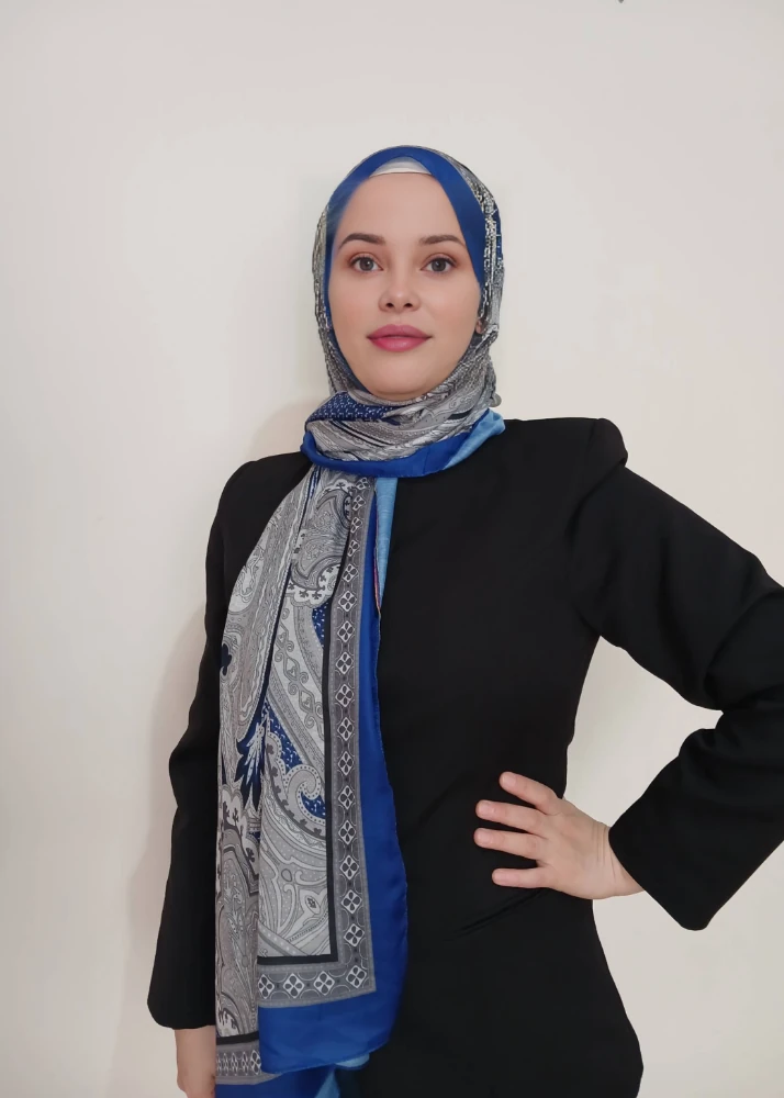Etnik Desen Mavigri Şal