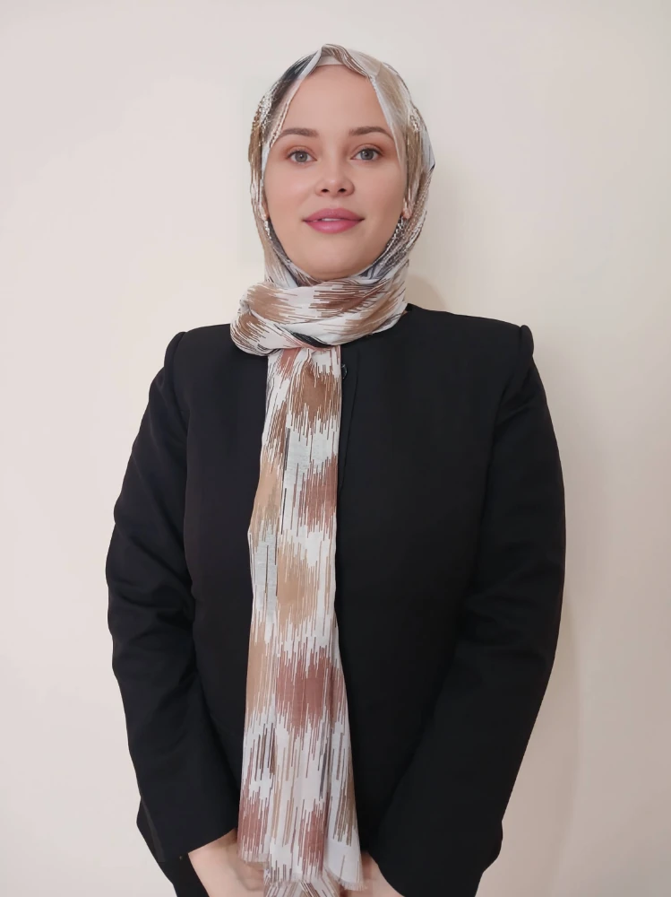 Soyut Desen Kahve Şal