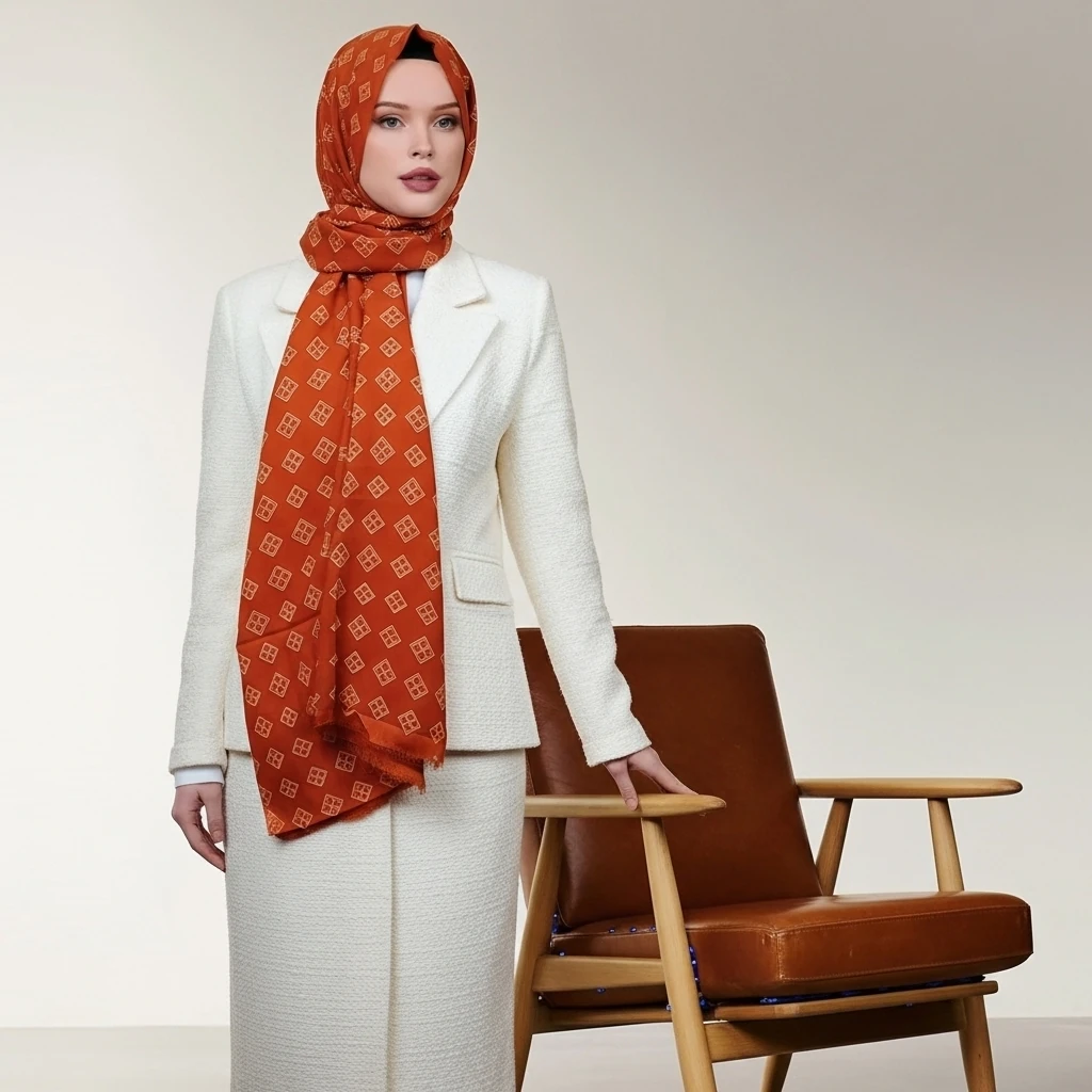 Nevdesen Kiremit Şal