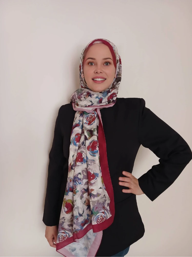 Gazal Serisi Kırmızı Şal