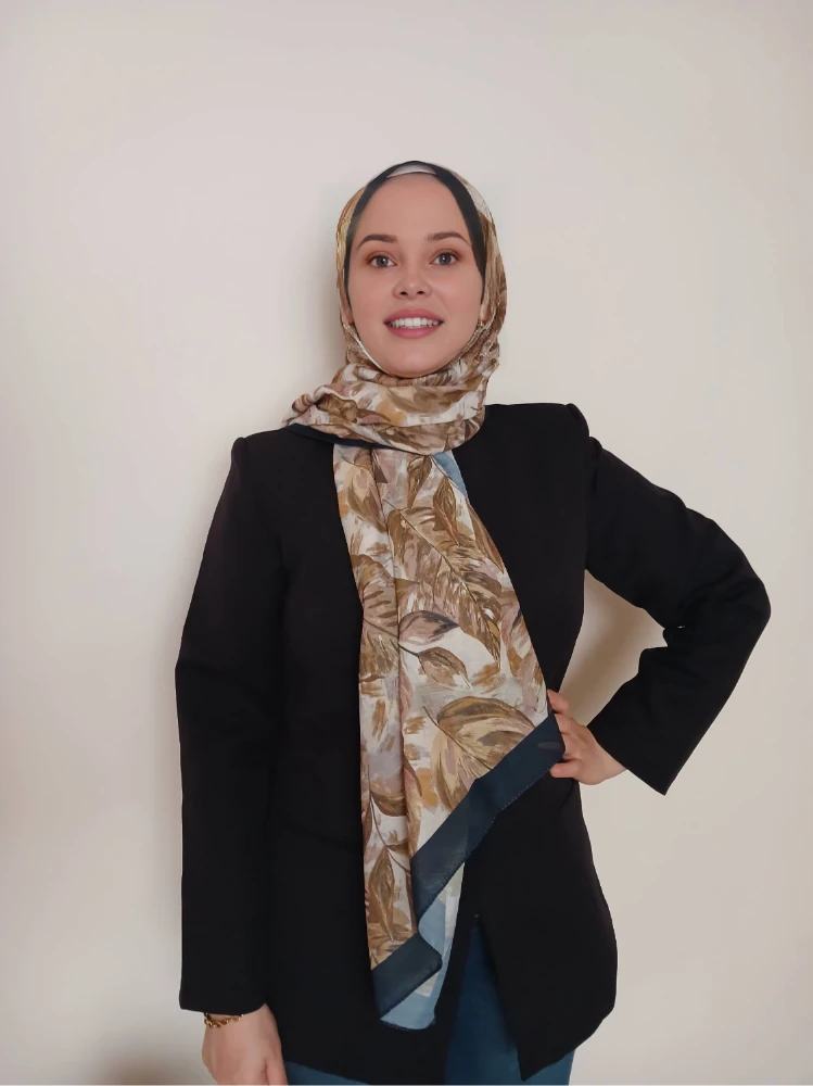 Gazal Serisi kahve Şal