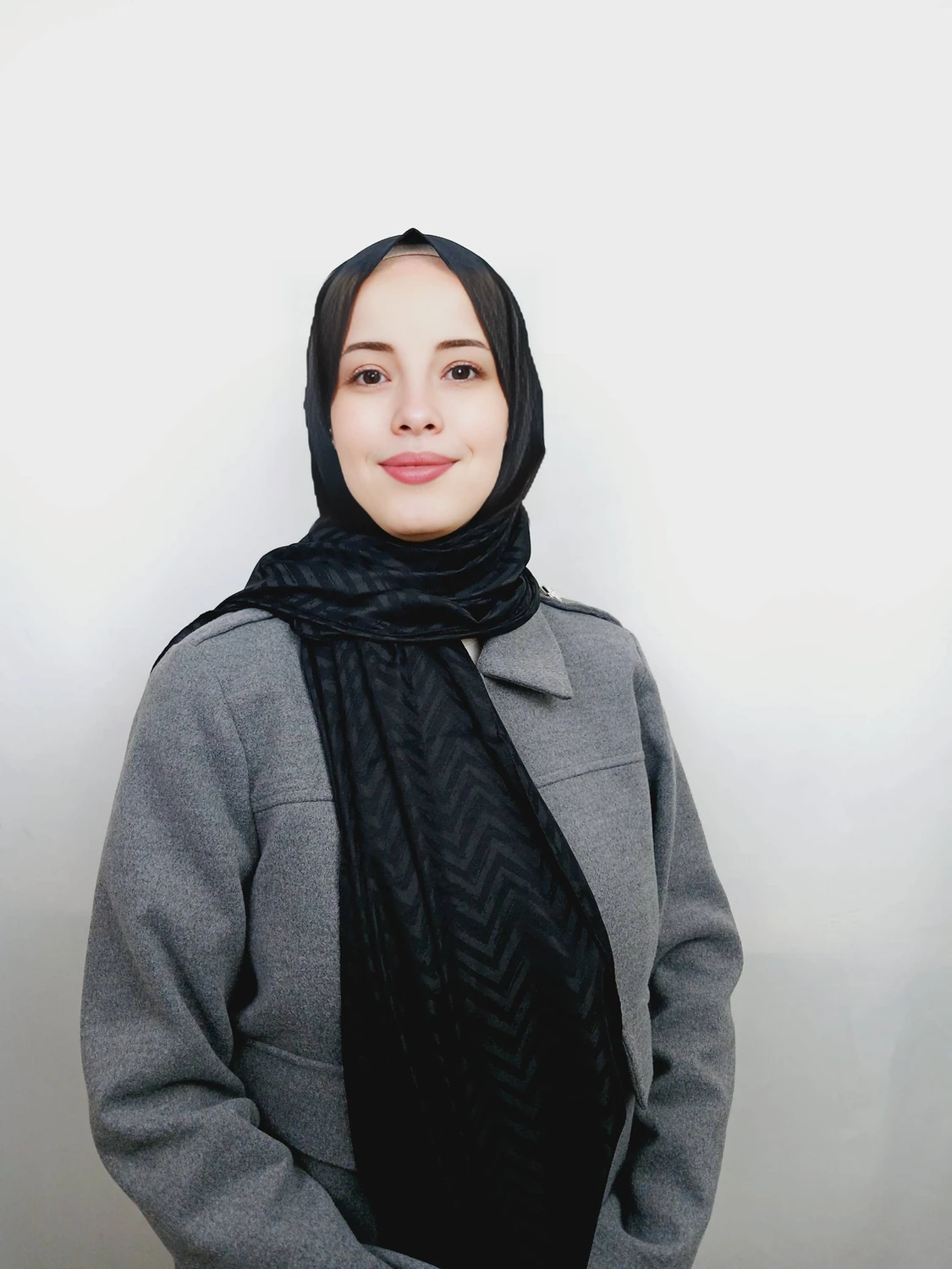 Siyah Dik Desenli Jakar Şal