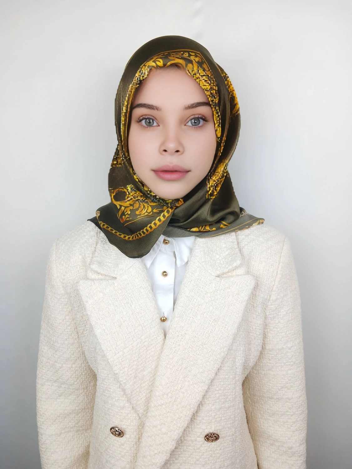 Yesilsari İpek Eşarp