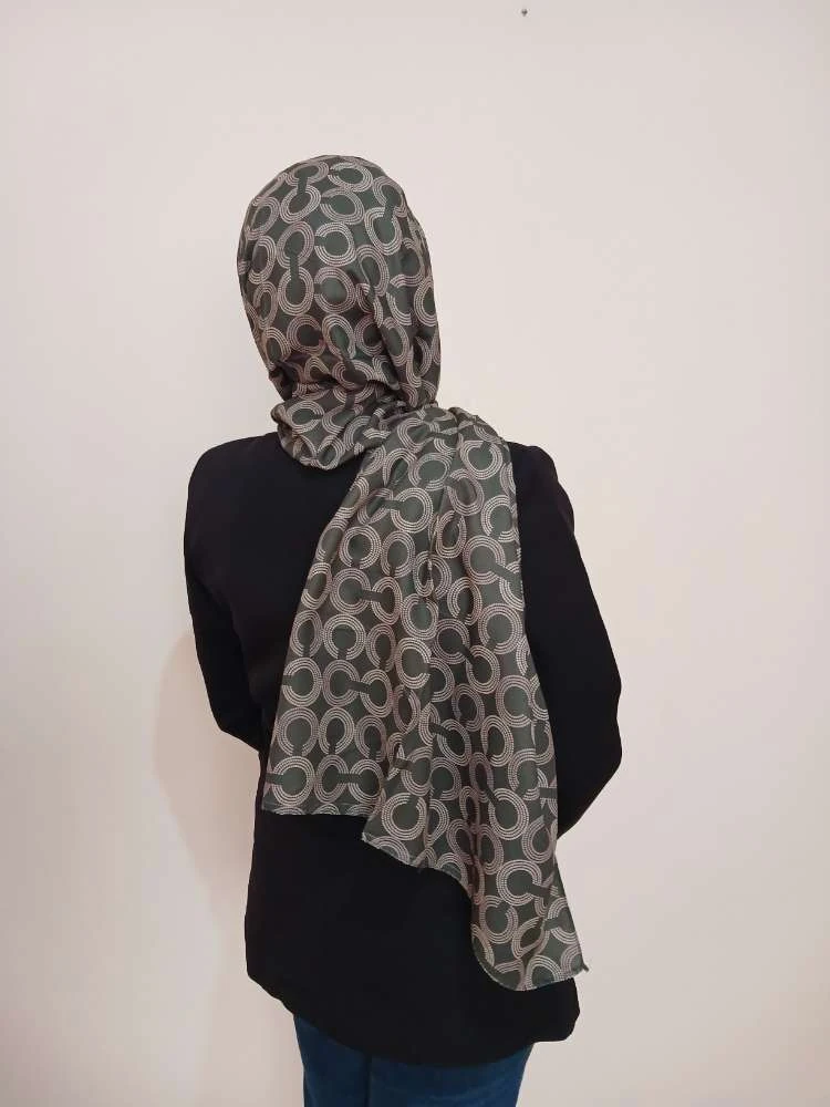 Yuvarlak Desenli Şal