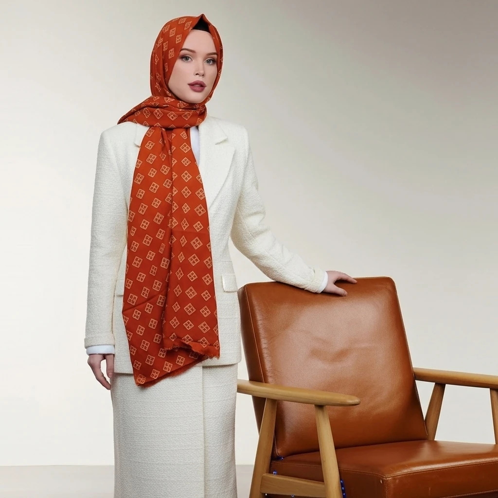 Nevdesen Kiremit Şal