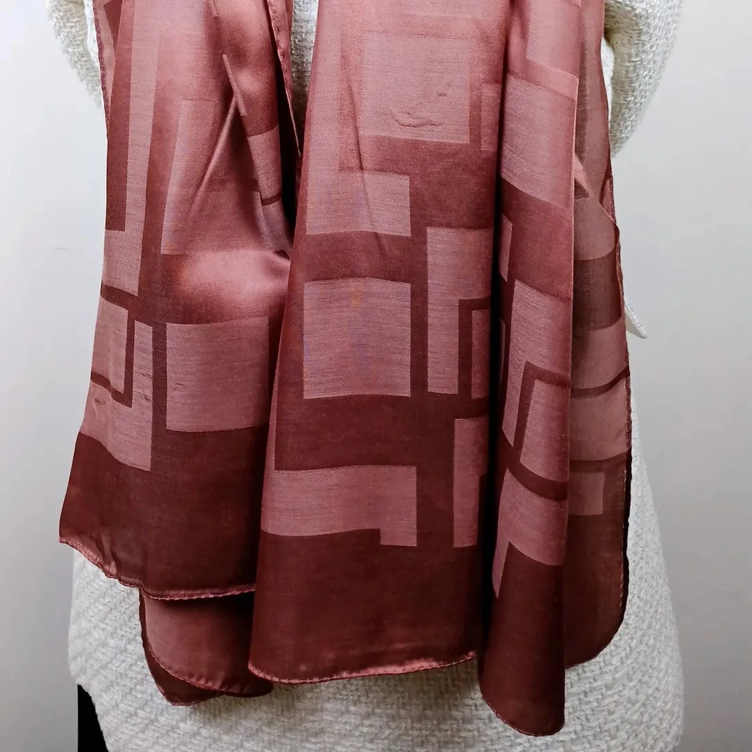 Kiremit Renkli Jakarli Şal