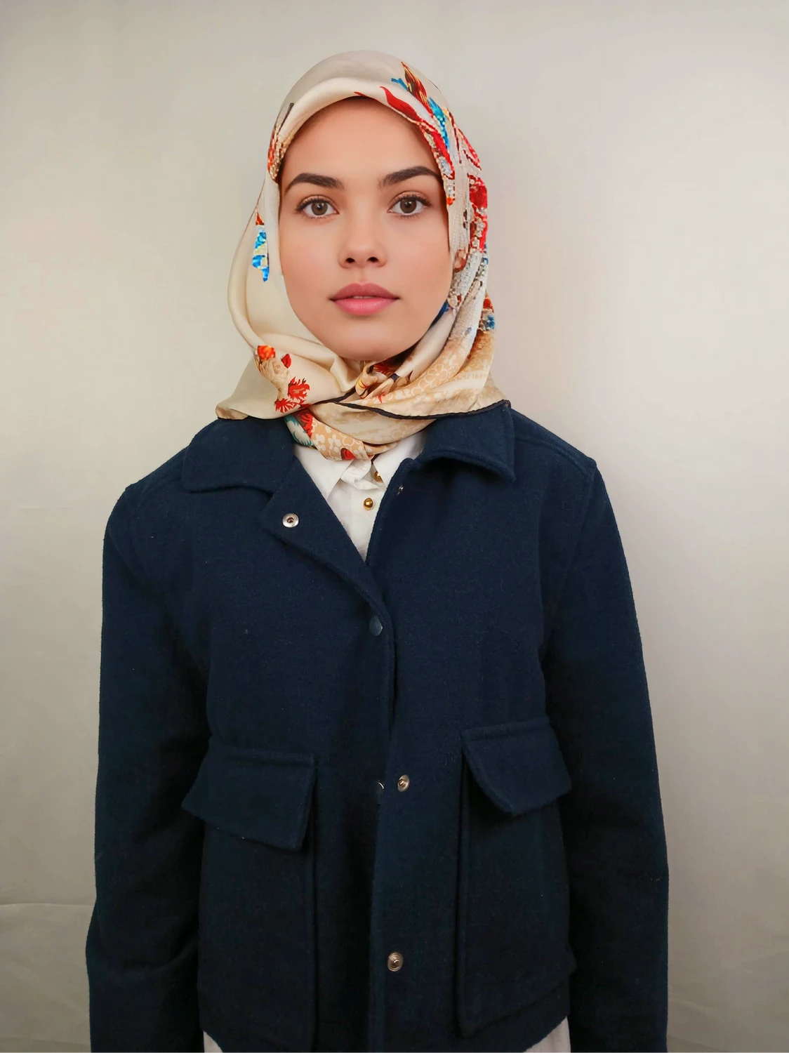 Bahar Çiçeği İpek Eşarp