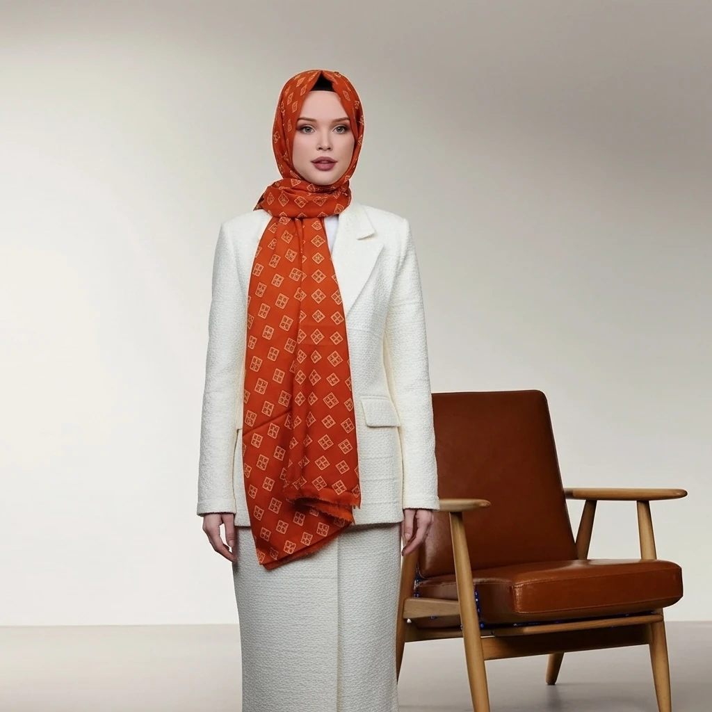 Nevdesen Kiremit Şal