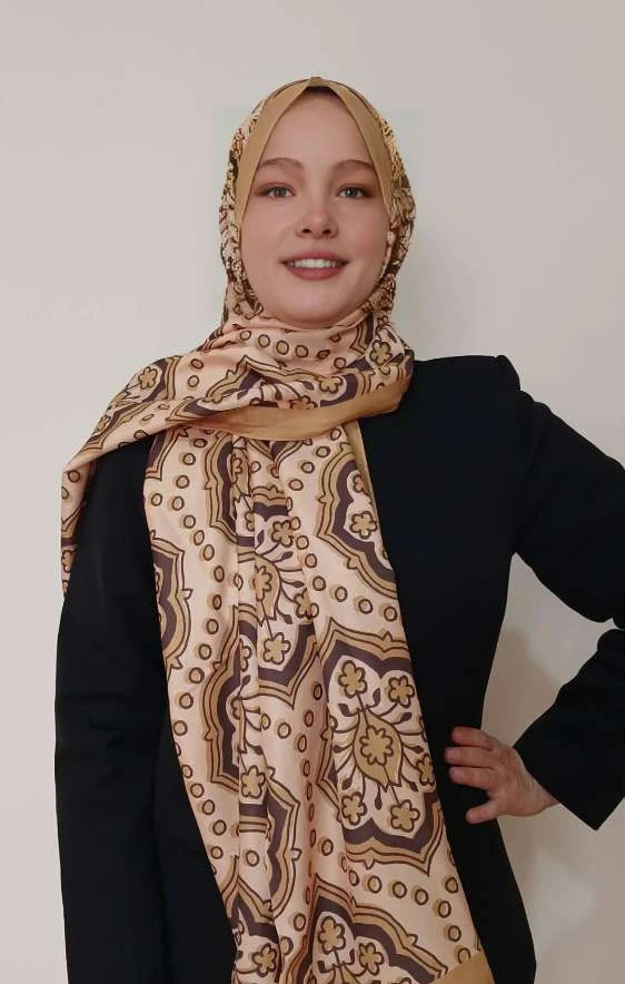 Hemini Serisi Sarikahve Şal