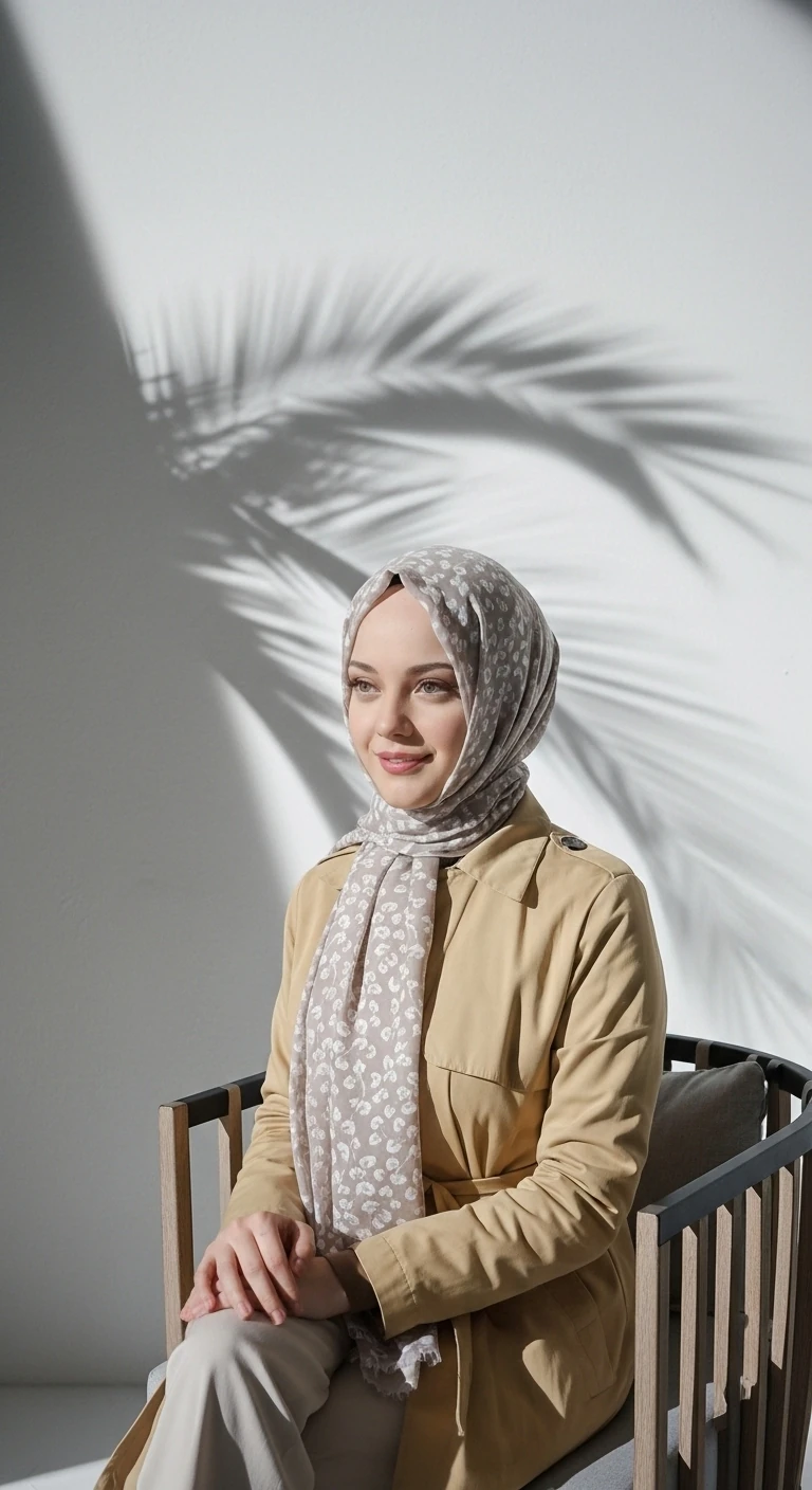 Cicekli Sutkahve  Şal