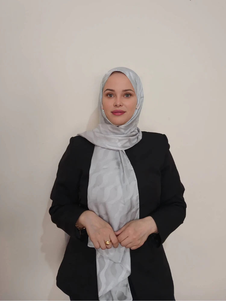 Dalgalı Gri Jakar Şal