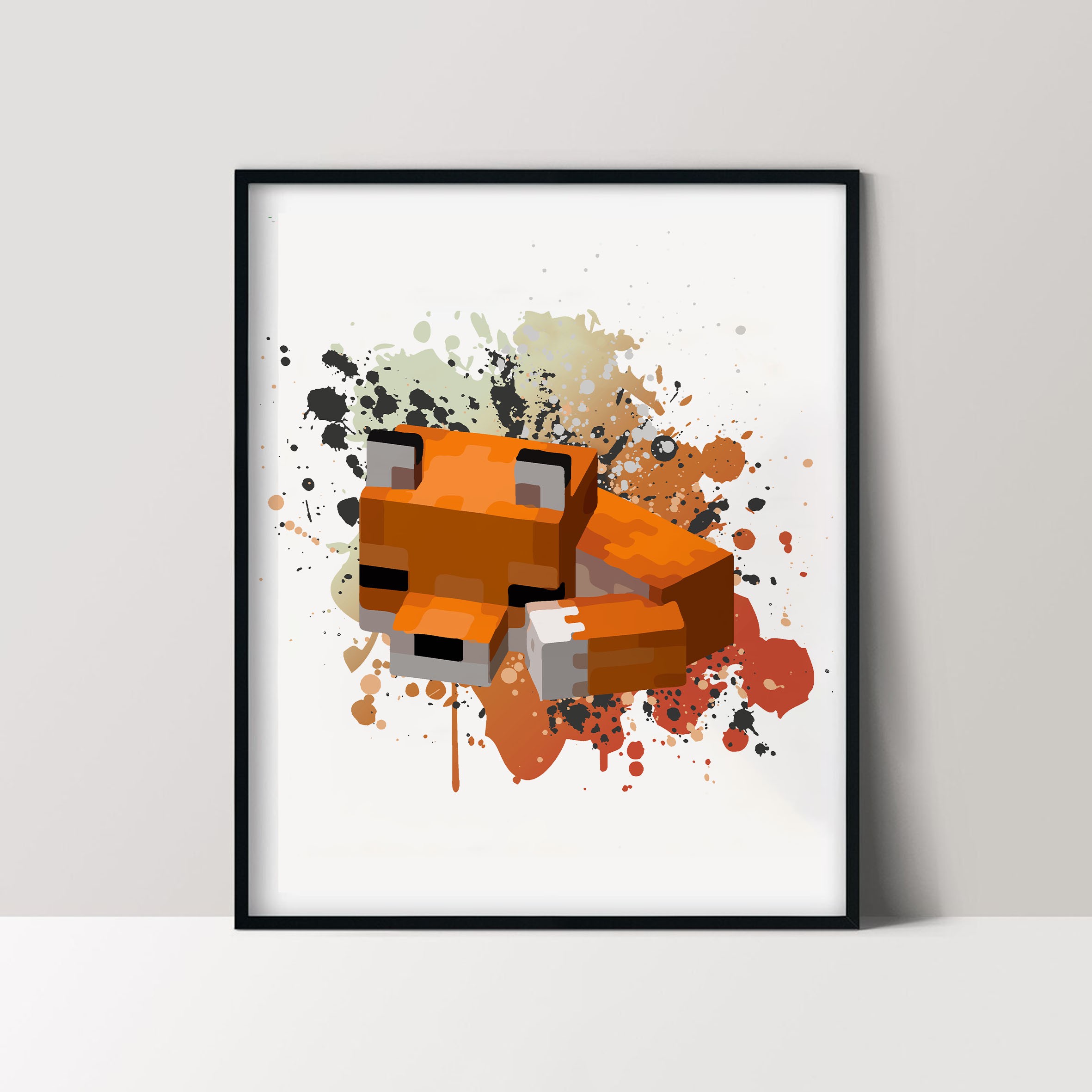 Minecraft Video Game Posters & Prints - 8x10 Inches UNFRAMED Set of 6 Wall Art for Teen Boys Room and Girls Bedroom Decor - Birthday Gifts for Kids Room and Nursery