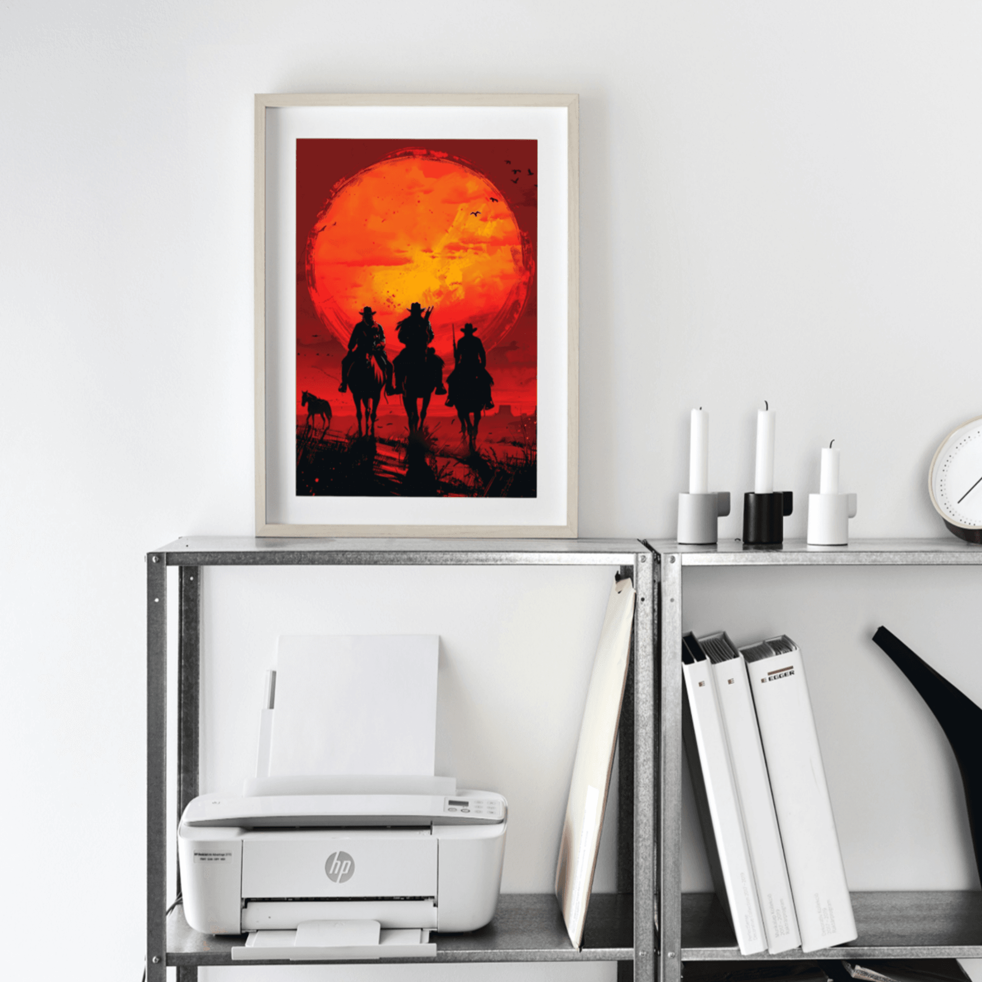 Red Dead Redemption 2 Posters & Prints - 8x10 Inches UNFRAMED Set of 6 Video Game Wall Art for Teen Boys Room and Girls Bedroom Decor - Gamer Room Prints Birthday Gifts for Kids Room and Nursery