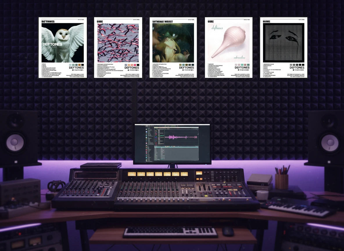 Deftones Full Discography Album Cover Poster Set (9-Pack) - Unframed 8x10" Prints - Perfect for Gallery Walls