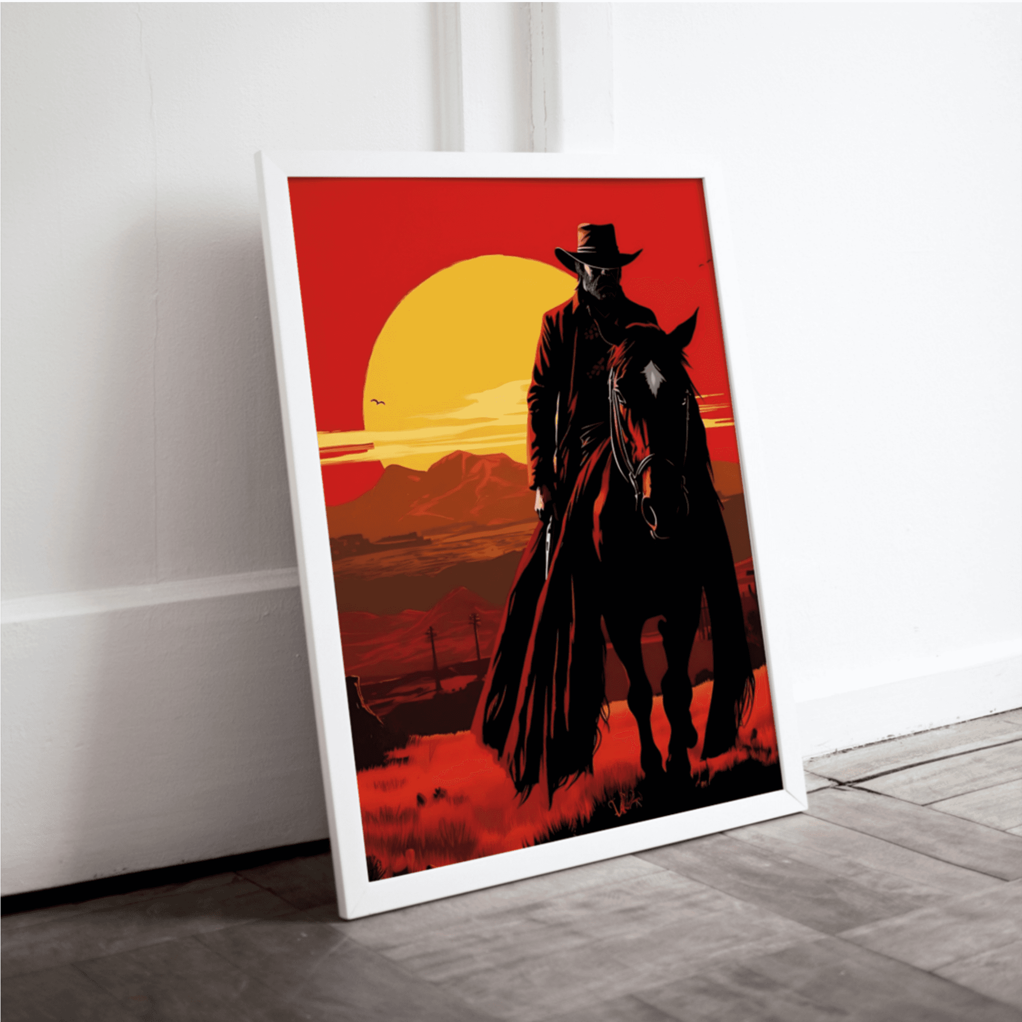 Red Dead Redemption 2 Posters & Prints - 8x10 Inches UNFRAMED Set of 6 Video Game Wall Art for Teen Boys Room and Girls Bedroom Decor - Gamer Room Prints Birthday Gifts for Kids Room and Nursery