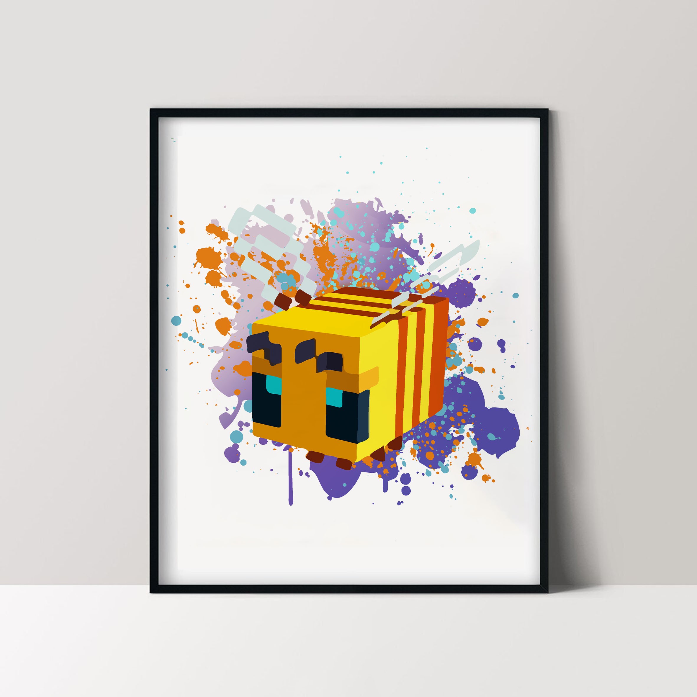 Minecraft Video Game Posters & Prints - 8x10 Inches UNFRAMED Set of 6 Wall Art for Teen Boys Room and Girls Bedroom Decor - Birthday Gifts for Kids Room and Nursery