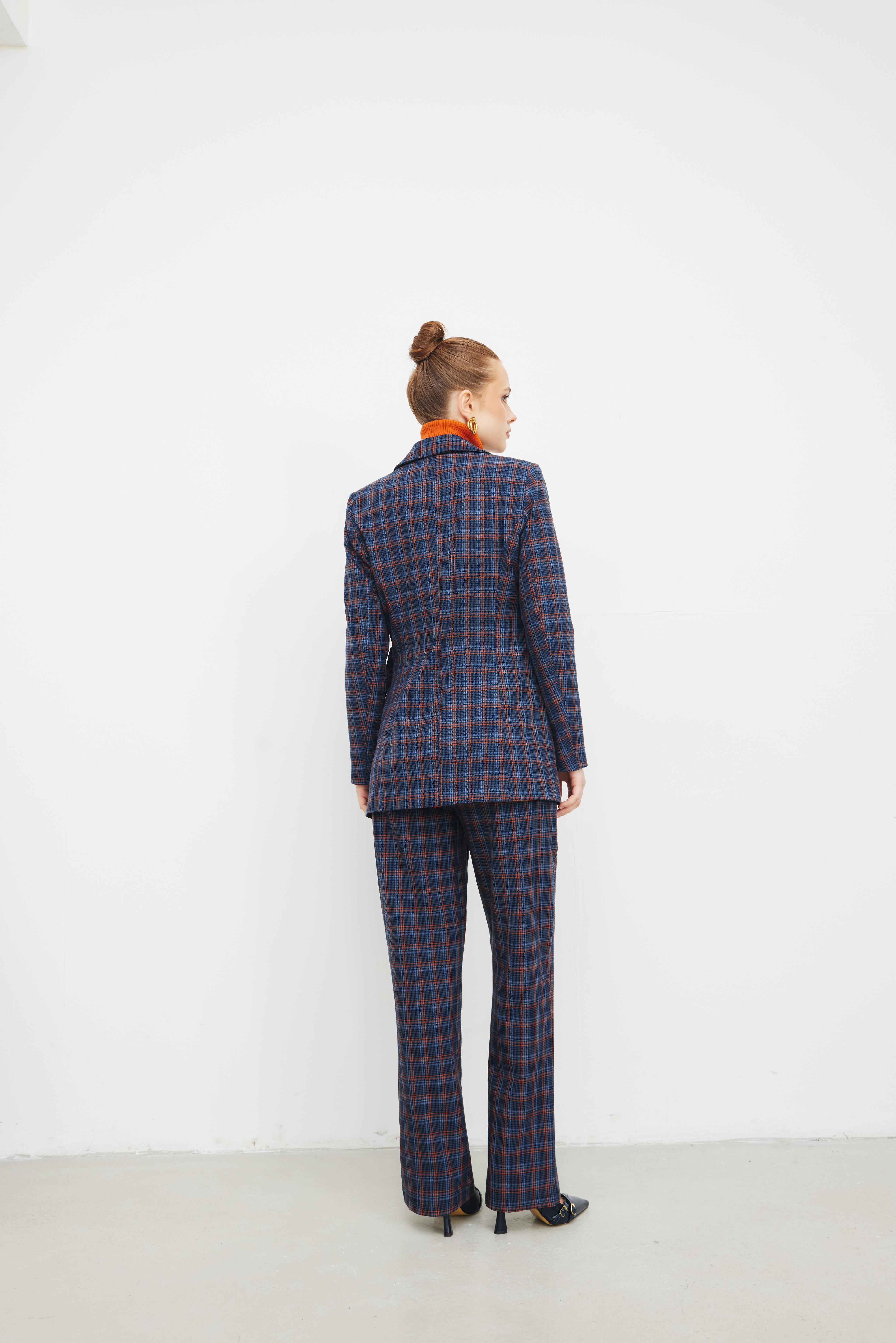 Glory Check Blazer Ceket